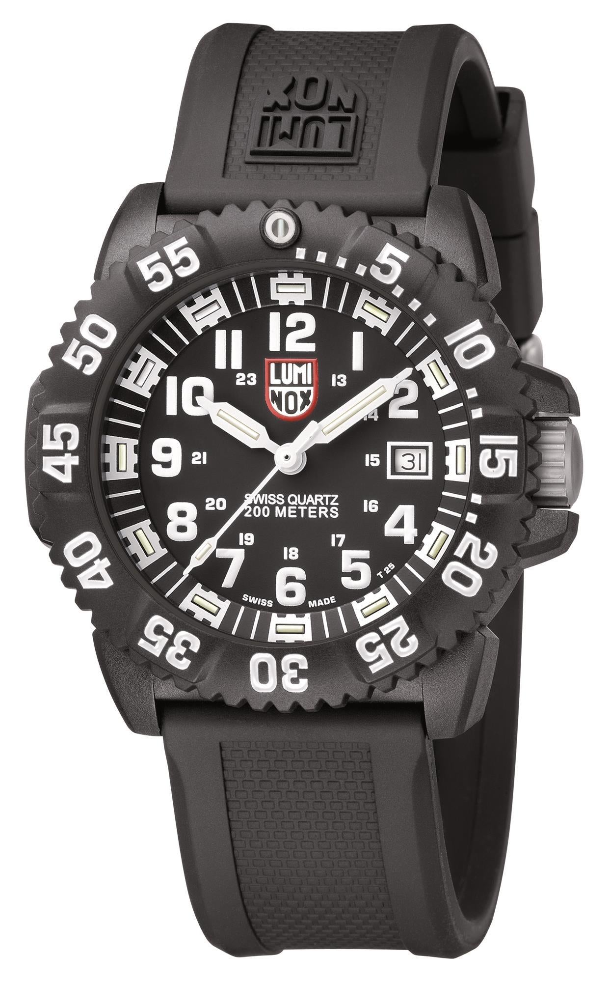 Luminox Original Navy SEAL 3000 44mm Black Dial Rubber Mens Quartz Watch XS.3051.F