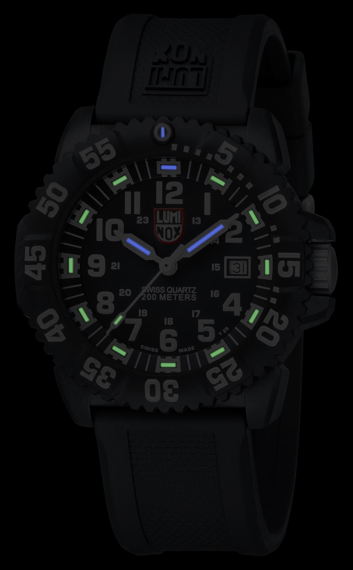 Luminox Original Navy SEAL 3000 44mm Black Dial Rubber Mens Quartz Watch XS.3051.F