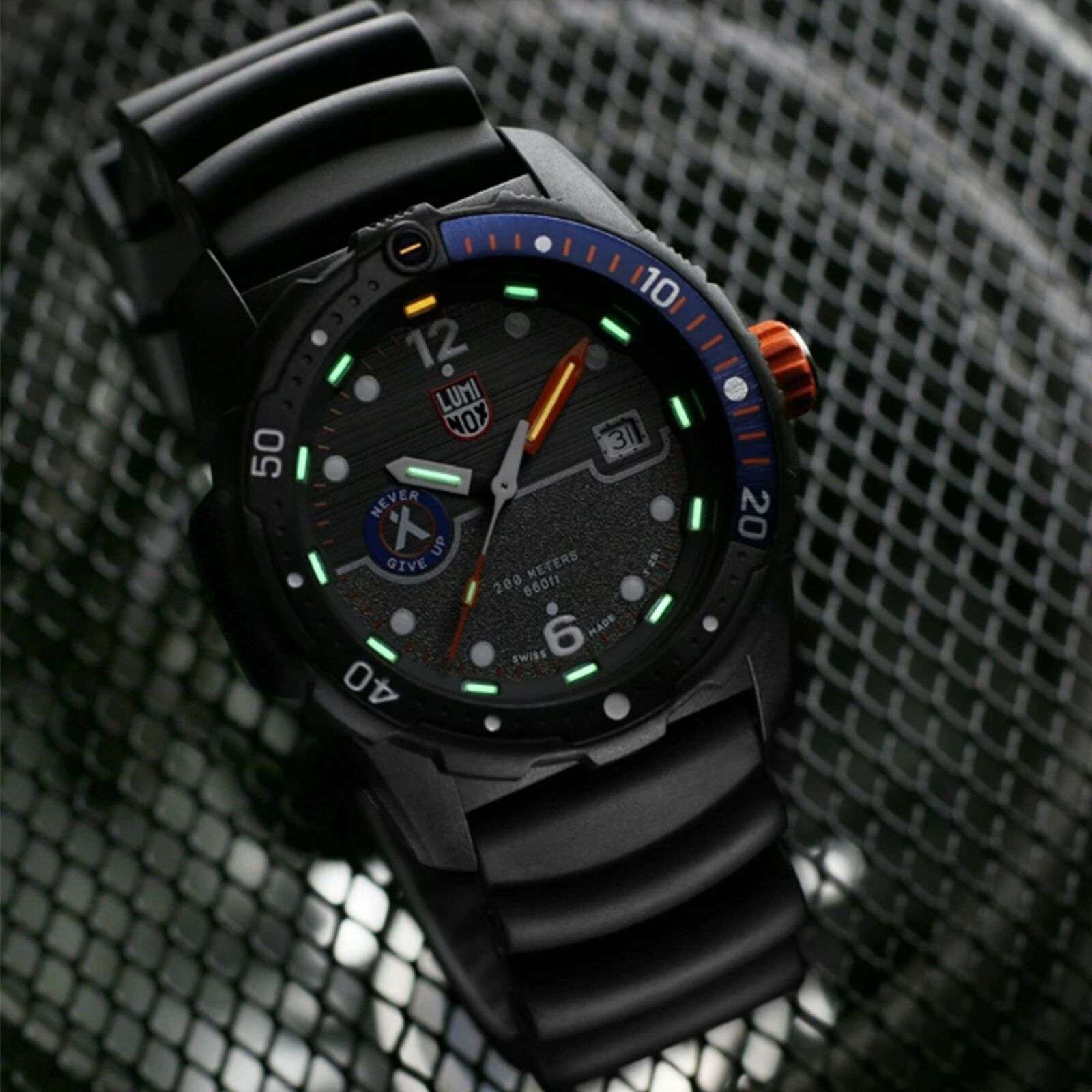 Luminox Bear Grylls Survival SEA 3720 Serie Schwarzes Zifferblatt Herren Uhr XB.3723
