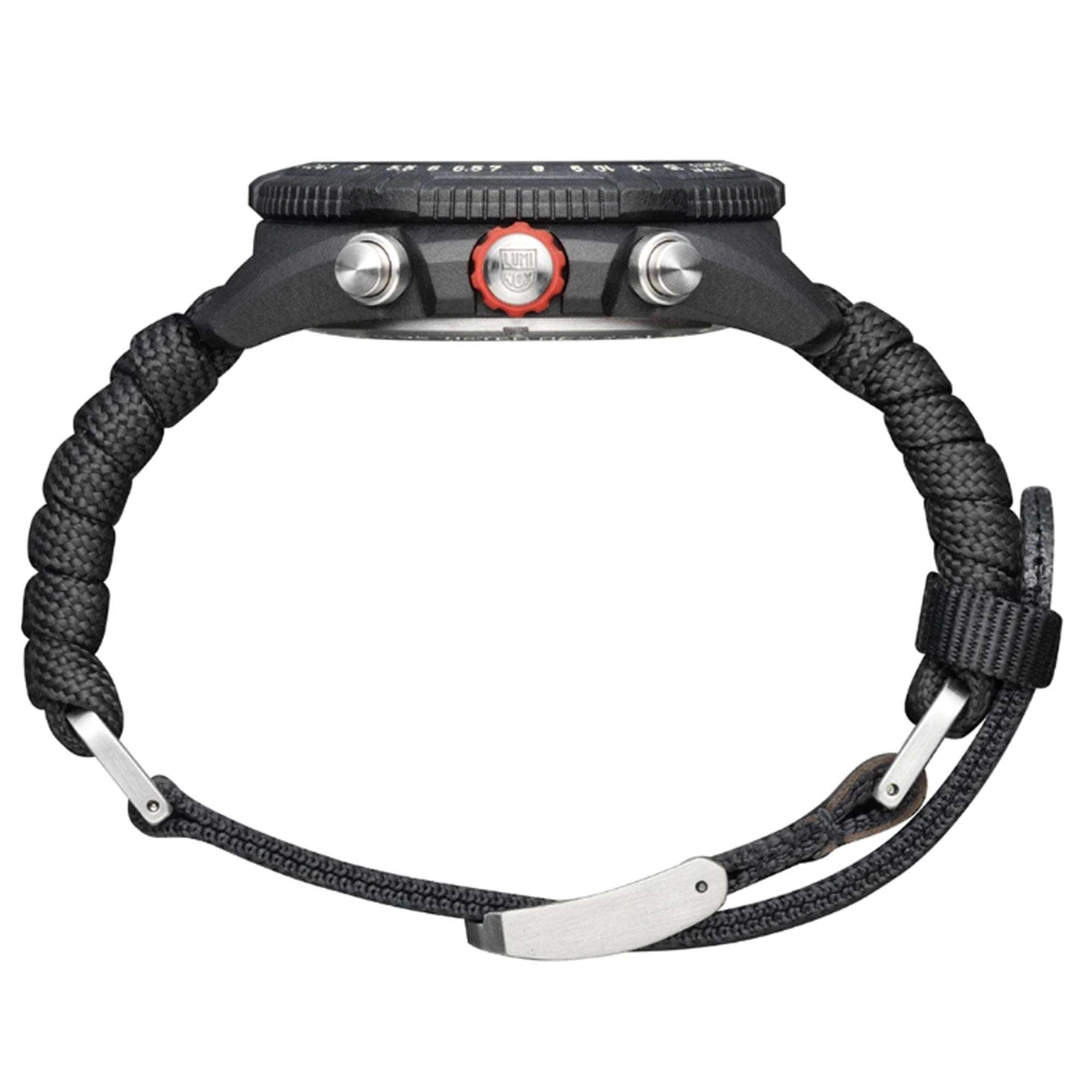 Luminox Bear Grylls Survival Land Serie Quarz Grünes Zifferblatt Schwarzes Textilarmband Herren Uhr XB.3797.KM