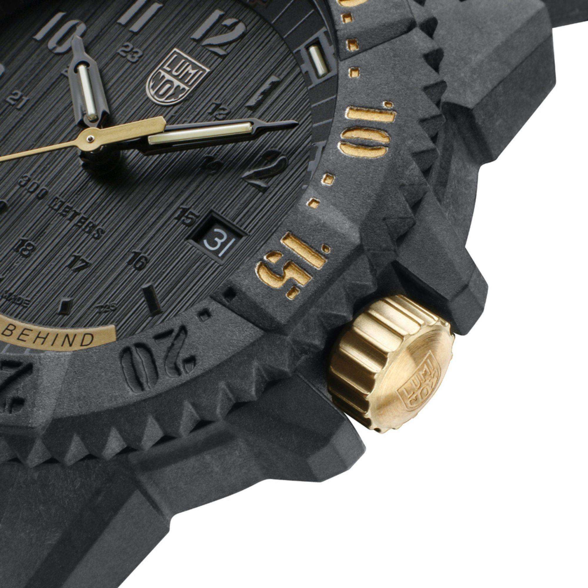 Luminox Master Carbon Seal 3800 Series Black Dial Grey Rubber Strap Men's Watch XS.3805.NOLB.SE