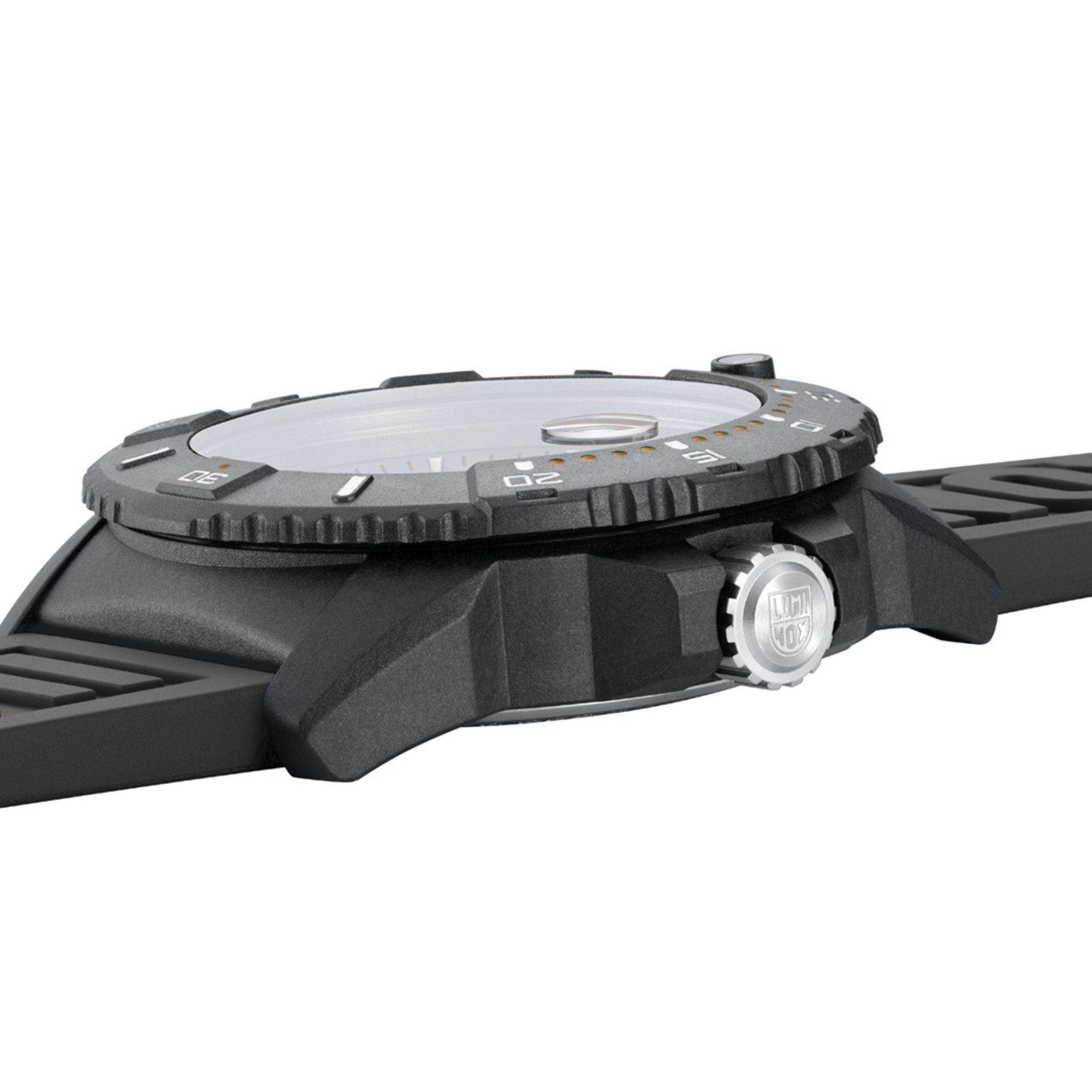 Luminox Navy Seal 3600 Serie Blaues Zifferblatt Schwarzes Silikonarmband Herren Uhr XS.3602.NSF