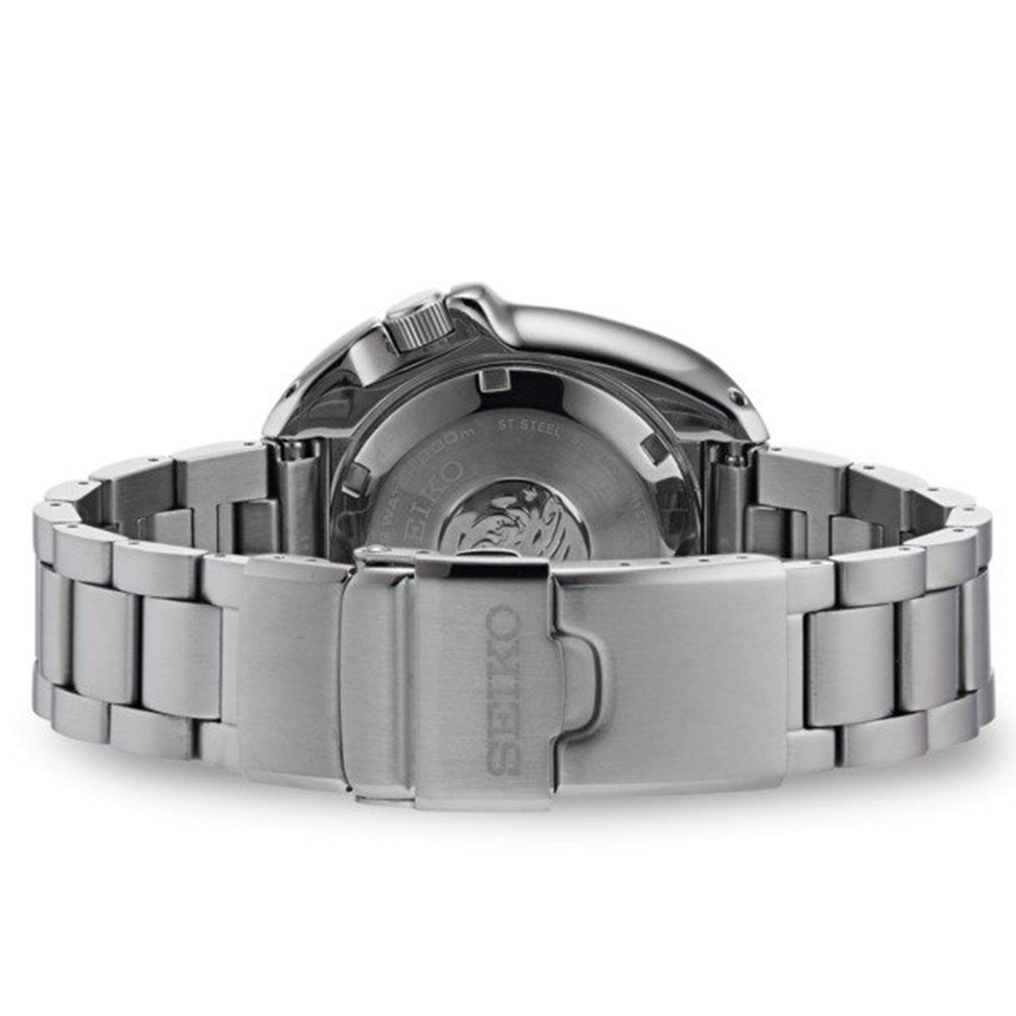 Seiko Prospex Captain Willard Automatik Schwarzes Zifferblatt Edelstahlarmband Herren Uhr SPB151J1
