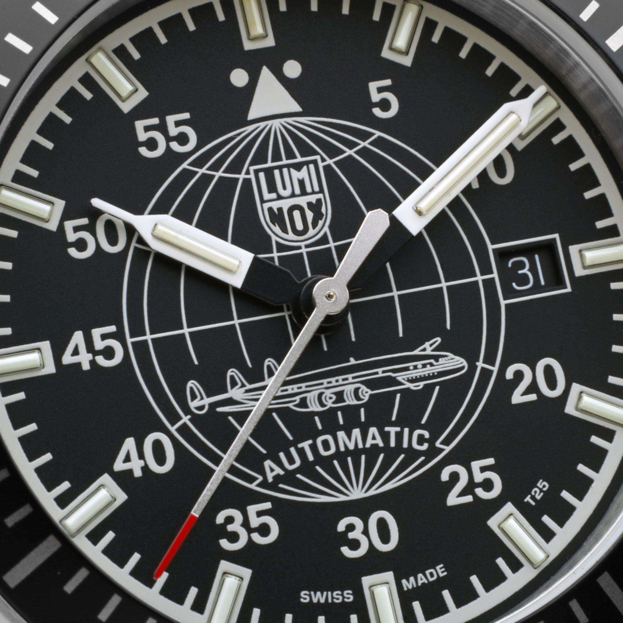 Luminox Constellation 9600 Serie Schwarz Zifferblatt Edelstahlarmband Herren Uhr XA.9601.M