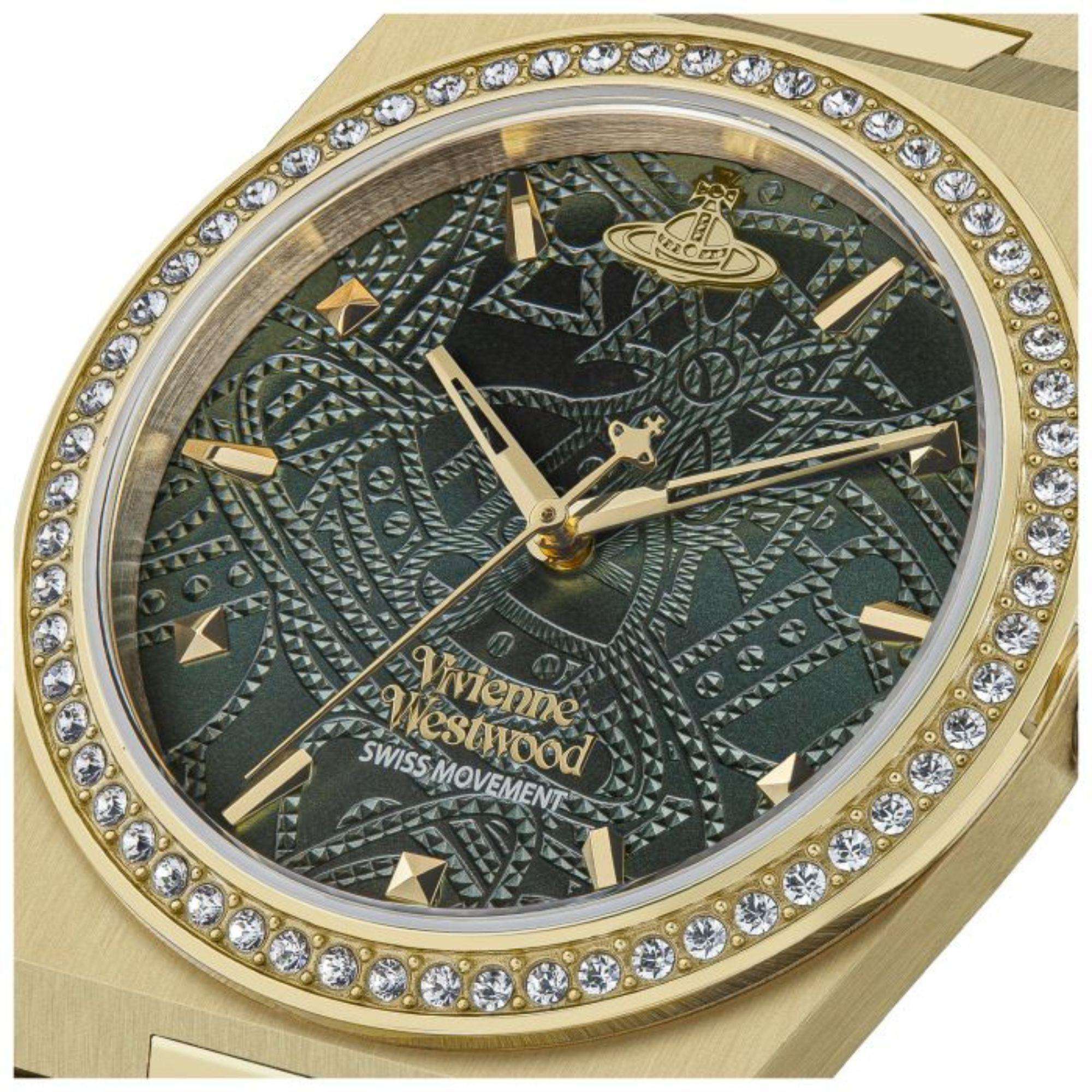 Vivienne Westwood Charterhouse Black Dial Ladies Bracelet Watch