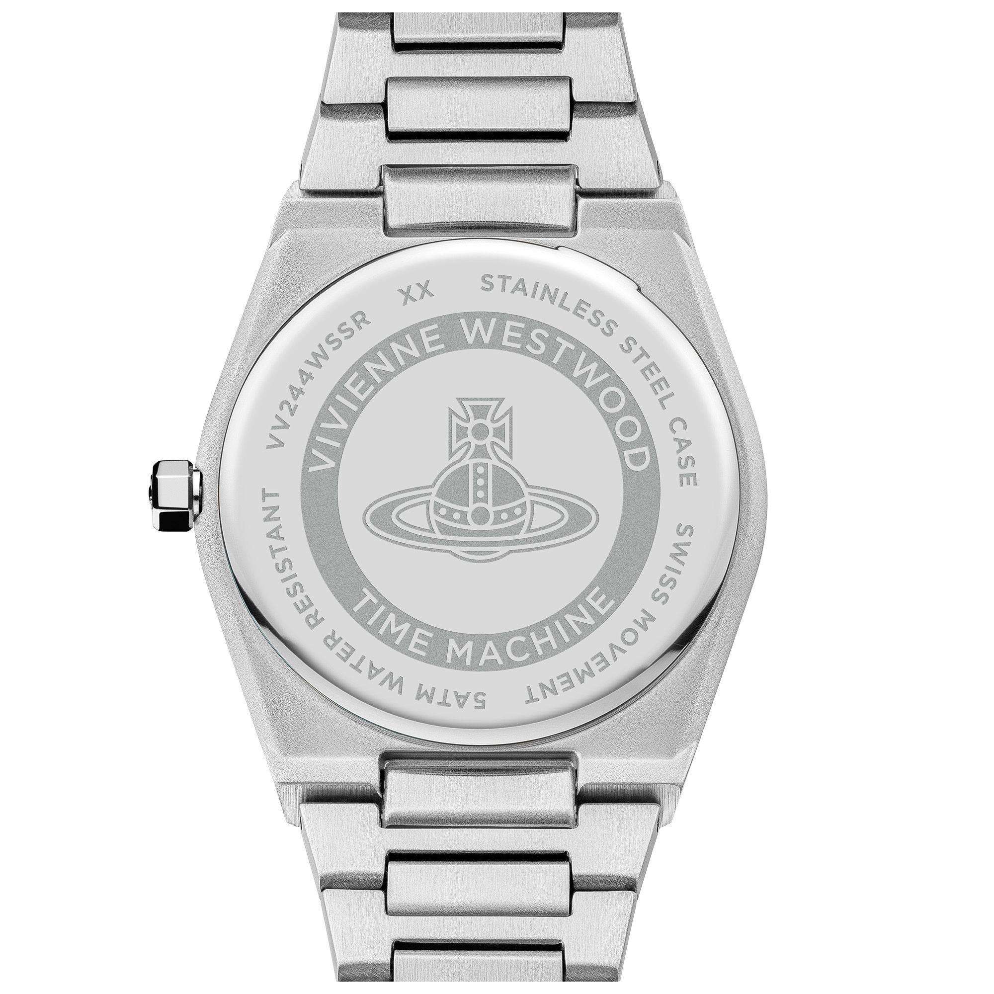 Vivienne Westwood Charterhouse Graues Zifferblatt Edelstahlarmband Damenarmbanduhr VV244GYSL