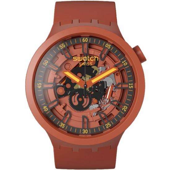 Swatch Big Bold Open Hearts Skelett Zifferblatt Uhr SB01R100