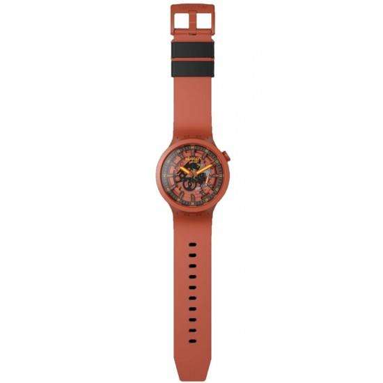 Swatch Big Bold Open Hearts Skelett Zifferblatt Uhr SB01R100