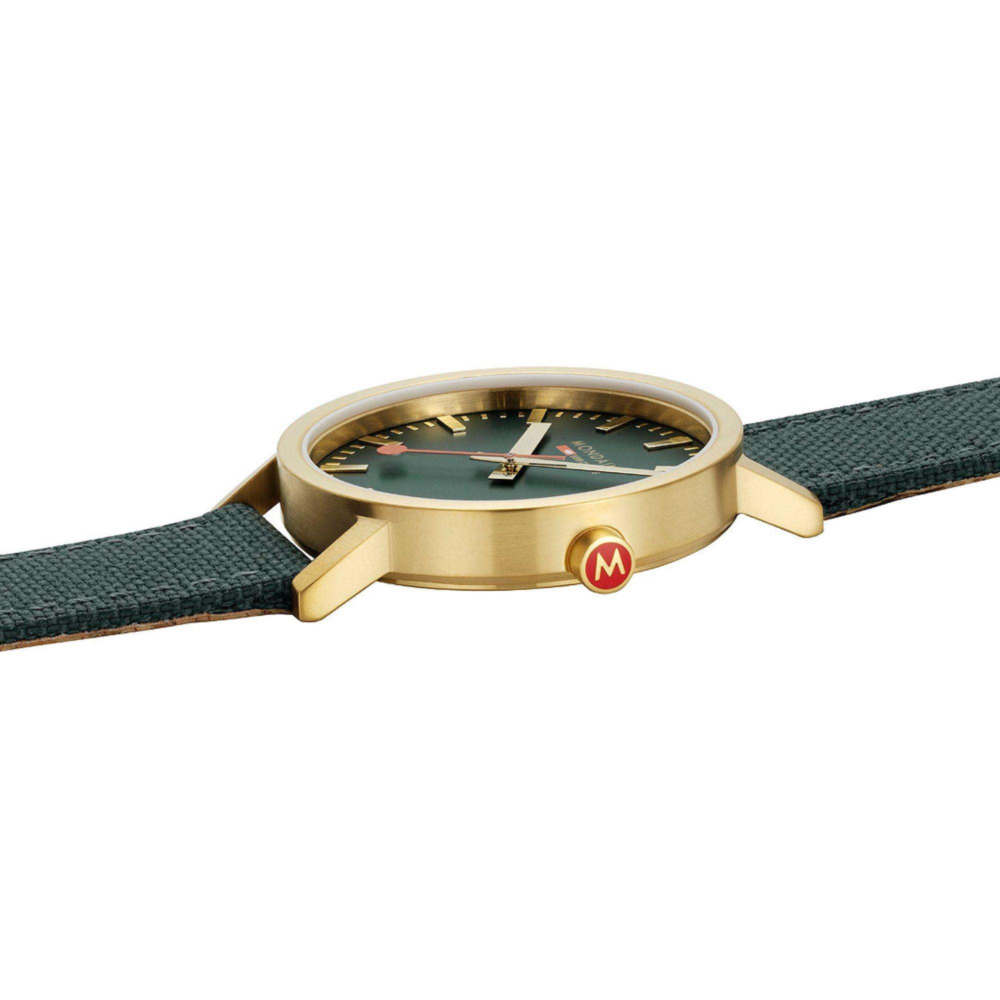 Mondaine Classic Green Dial Watch A660.30360.60SBS