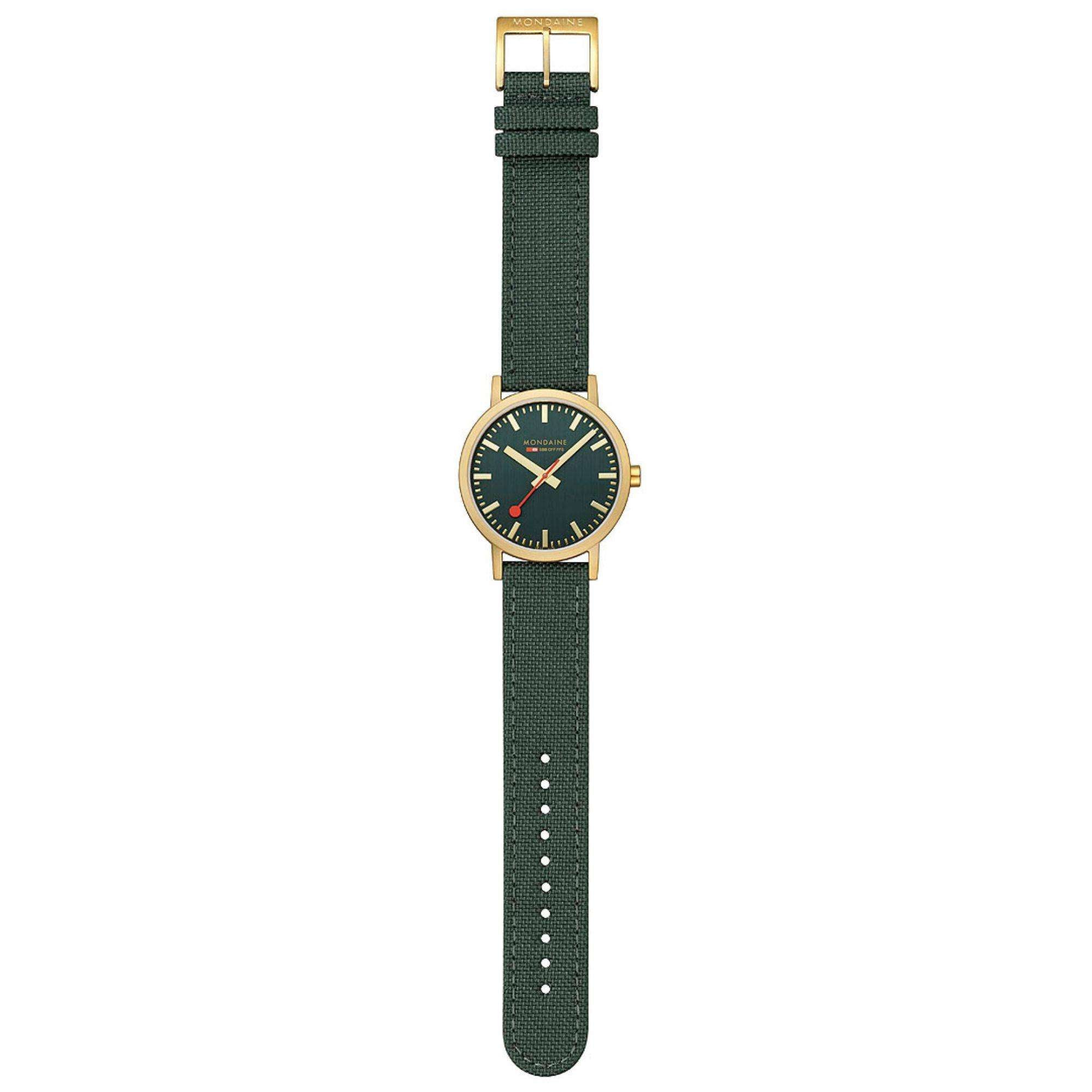 Mondaine Classic Green Dial Watch A660.30360.60SBS