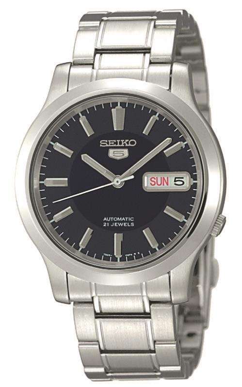 Seiko 5 Classic Automatik Blaues Zifferblatt Stahlarmband Herren Uhr SNK793K1