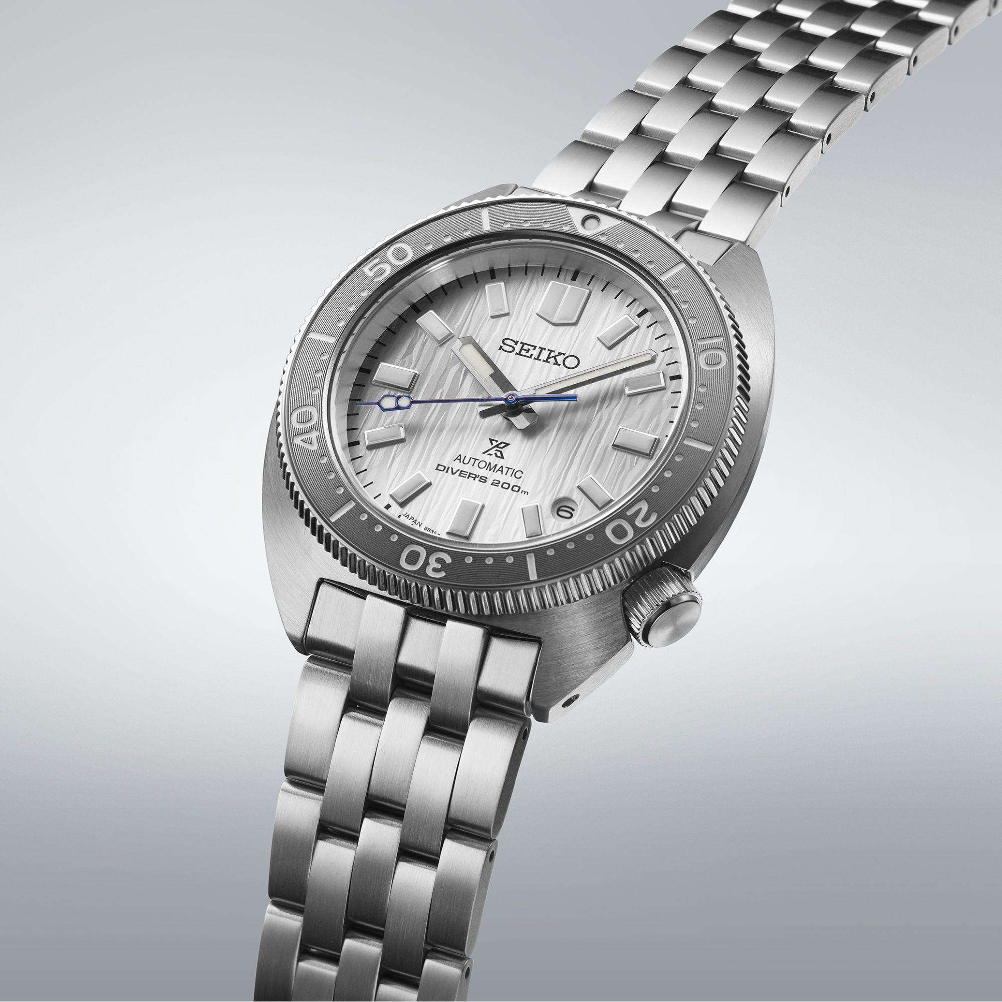 Seiko Prospex Limited Edition Glacier Save The Ocean 1968 Heritage Nachbildung Herren Uhr SPB333J1