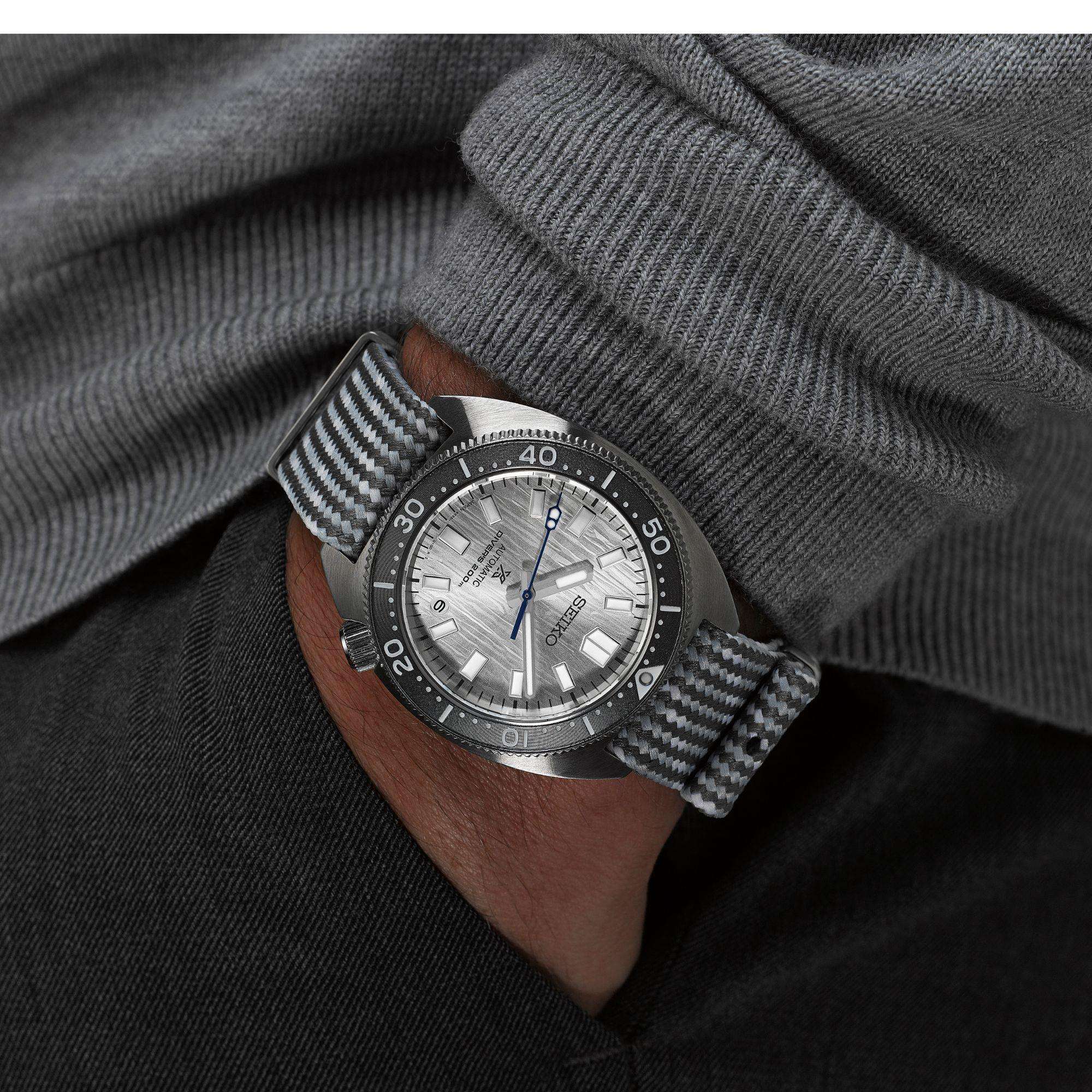 Seiko Prospex Limited Edition Glacier Save The Ocean 1968 Heritage Nachbildung Herren Uhr SPB333J1