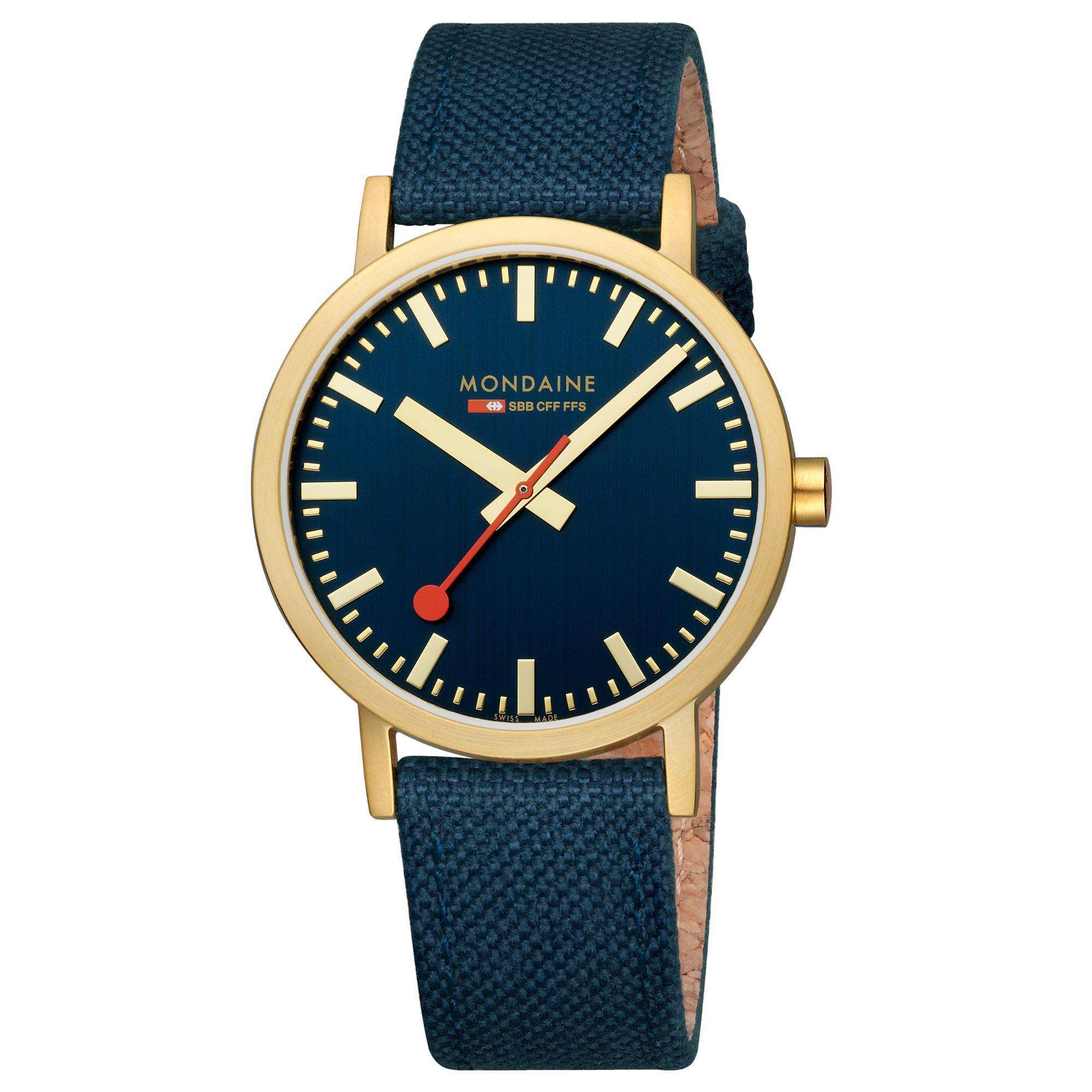 Mondaine Classic Deep Ocean Uhr A660.30360.40SBQ