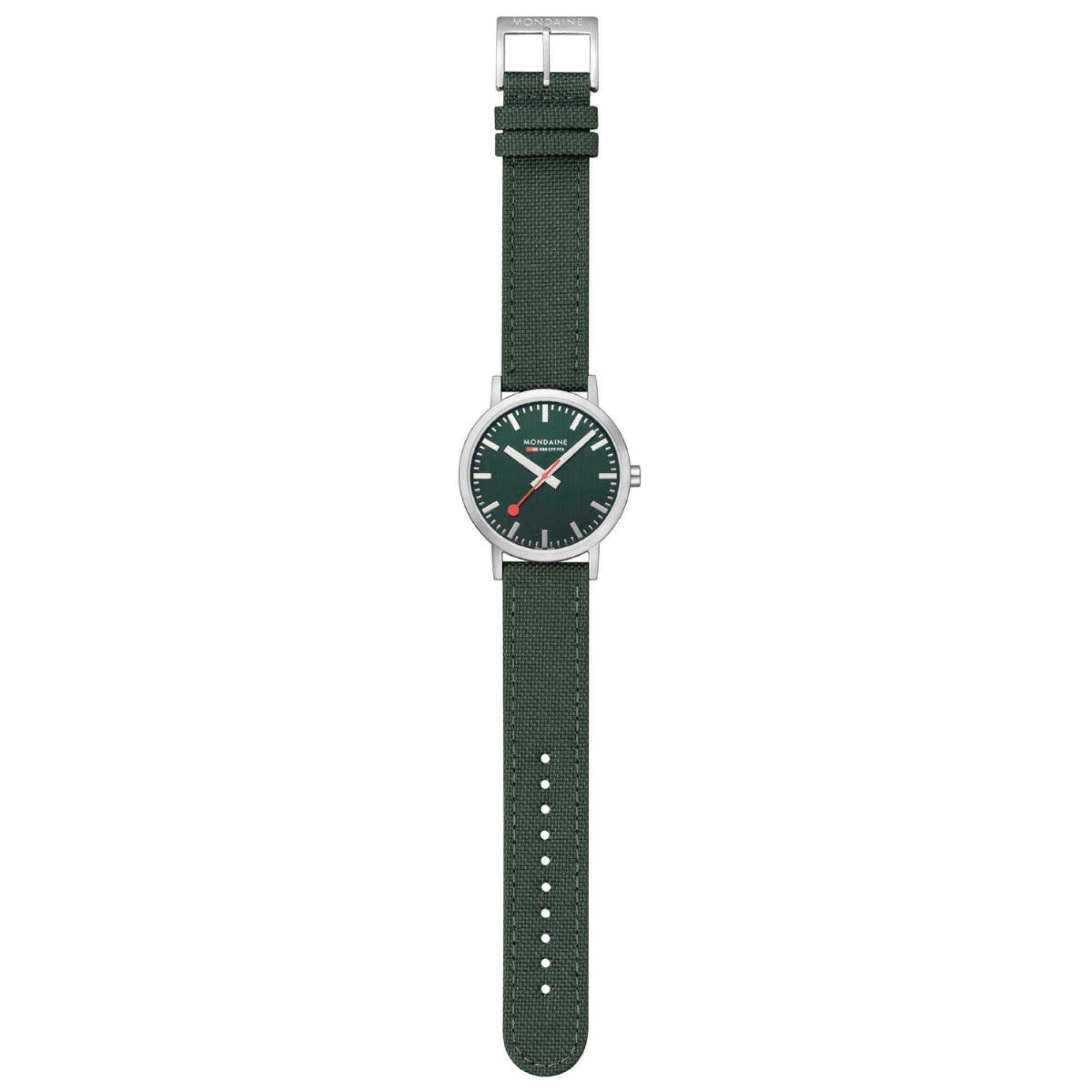 Mondaine Classic Waldgrünes Zifferblatt Uhr A660.30360.60SBF