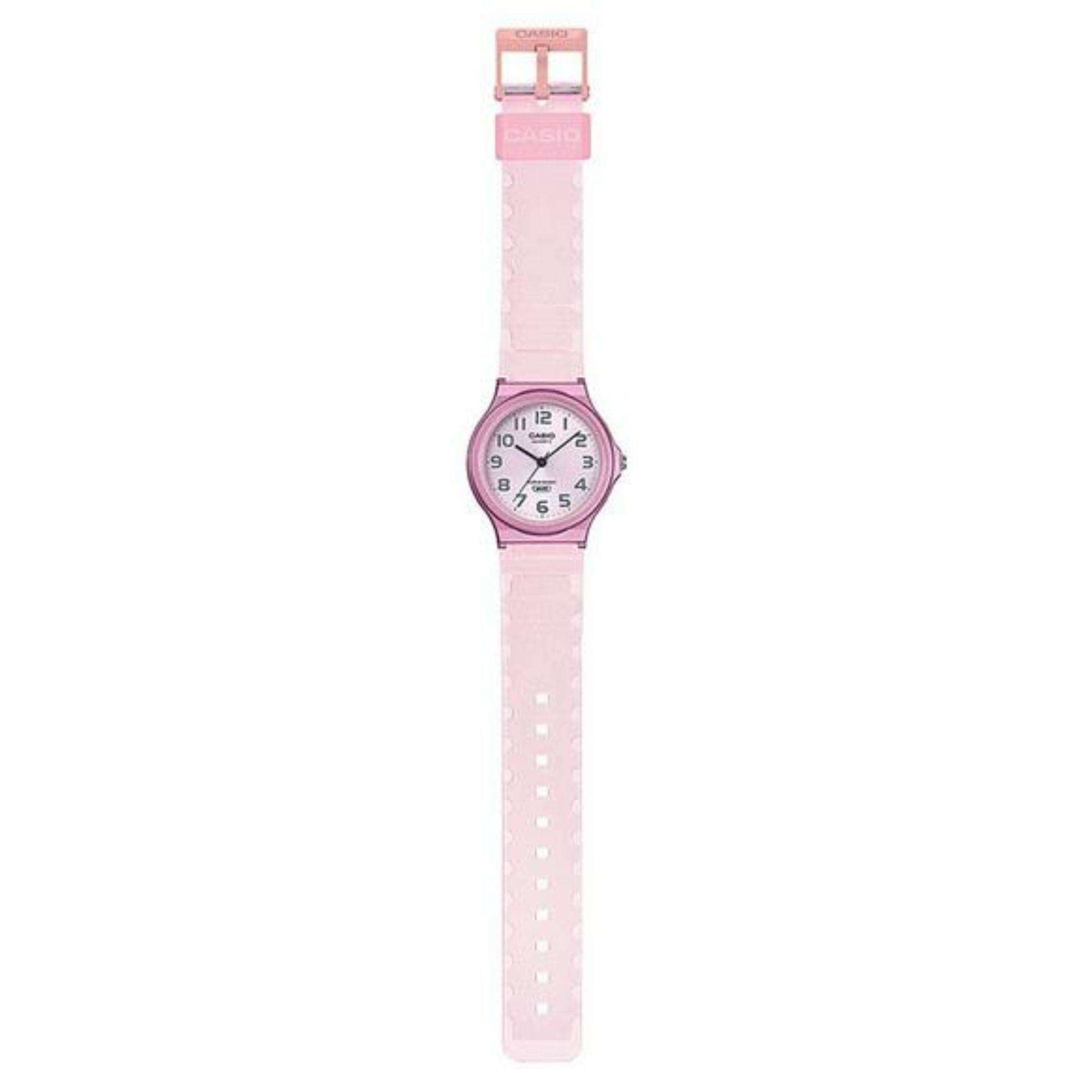 Casio Collection Pink Skeleton Serie Uhr MQ-24S-4BEF