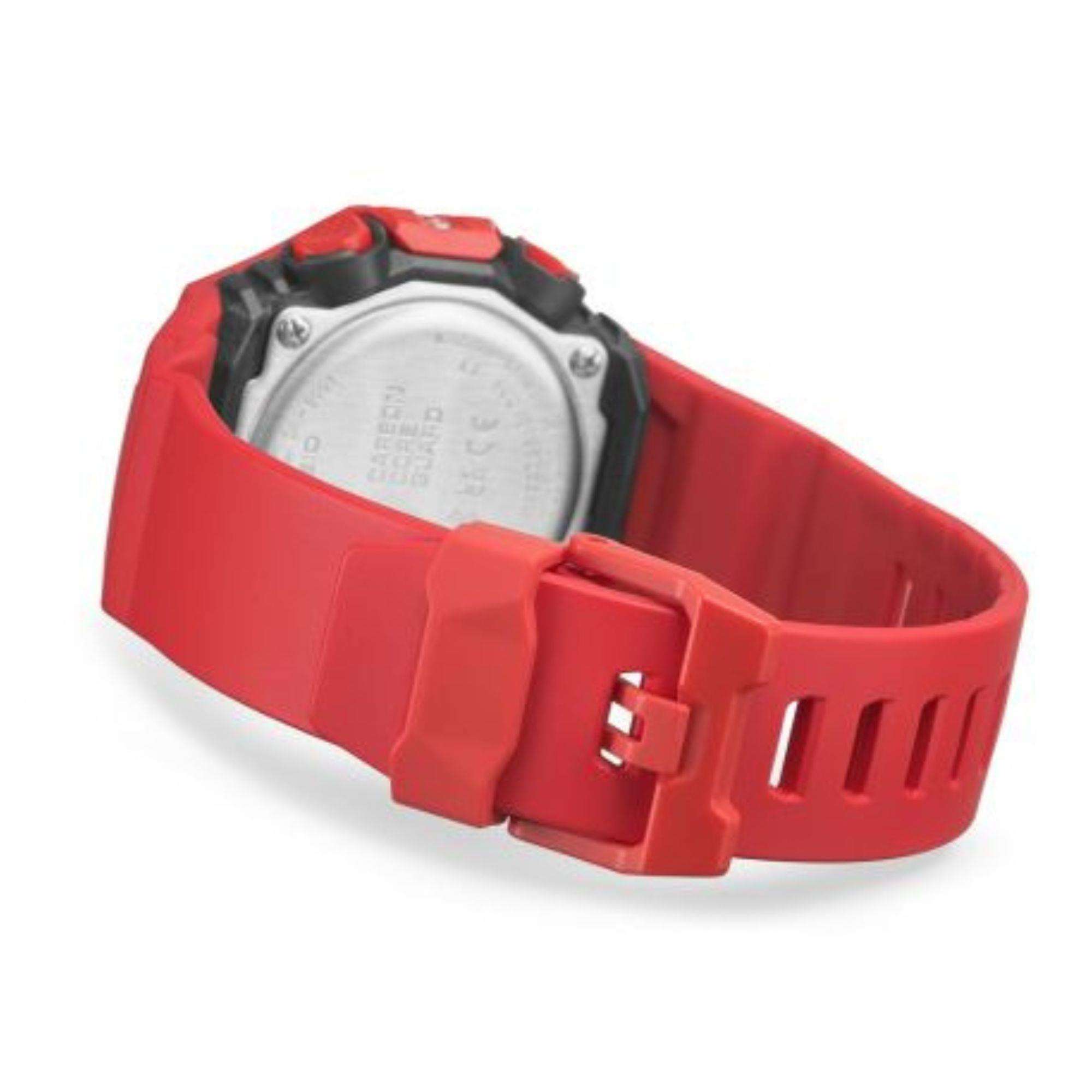 Casio G-Shock Rote Integrierte Lünette und Band GA-B001 Serie GA-B001-4AER