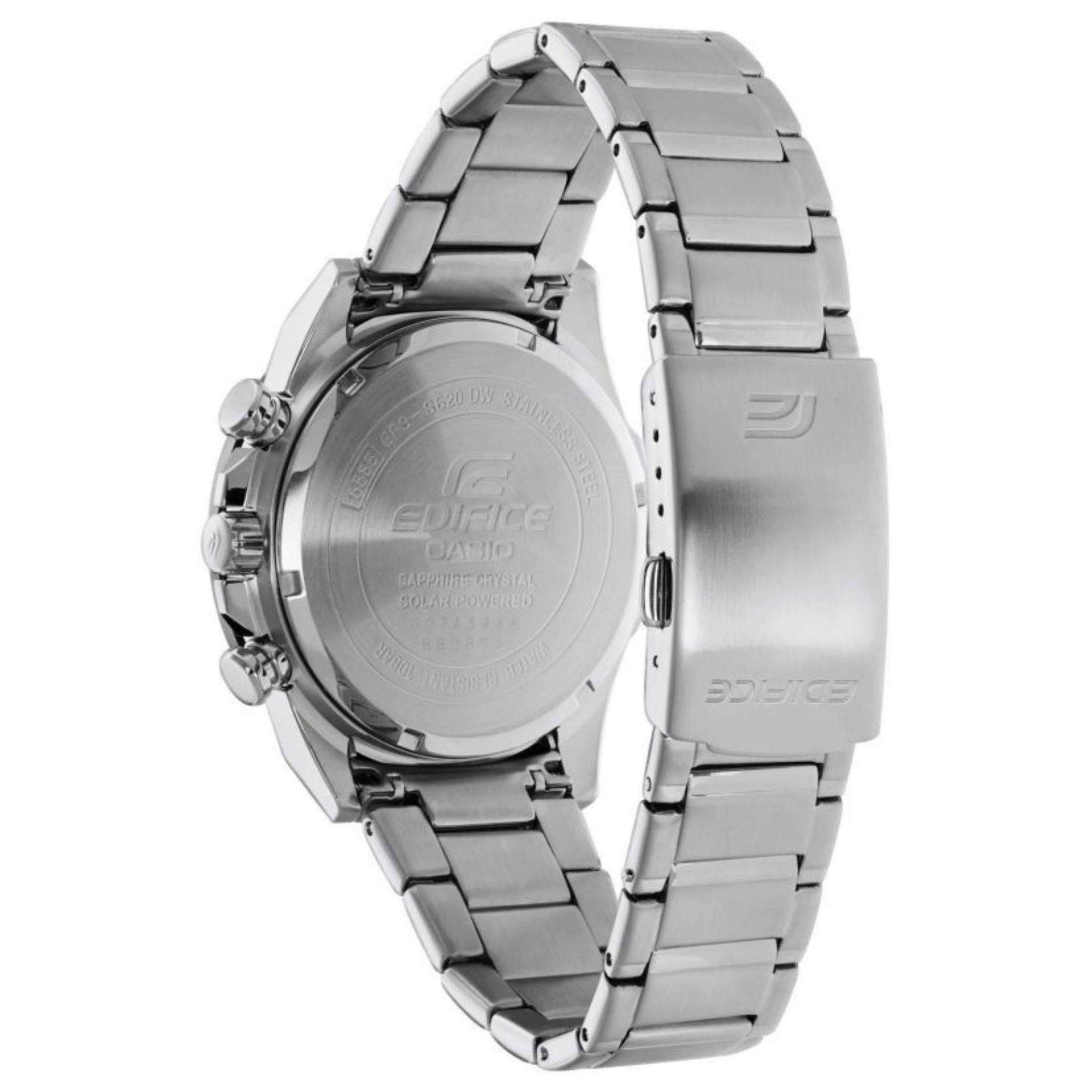 Casio Edifice Chronograph Schwarzes Zifferblatt Edelstahlarmband EFS-S620DB-1AVUEF