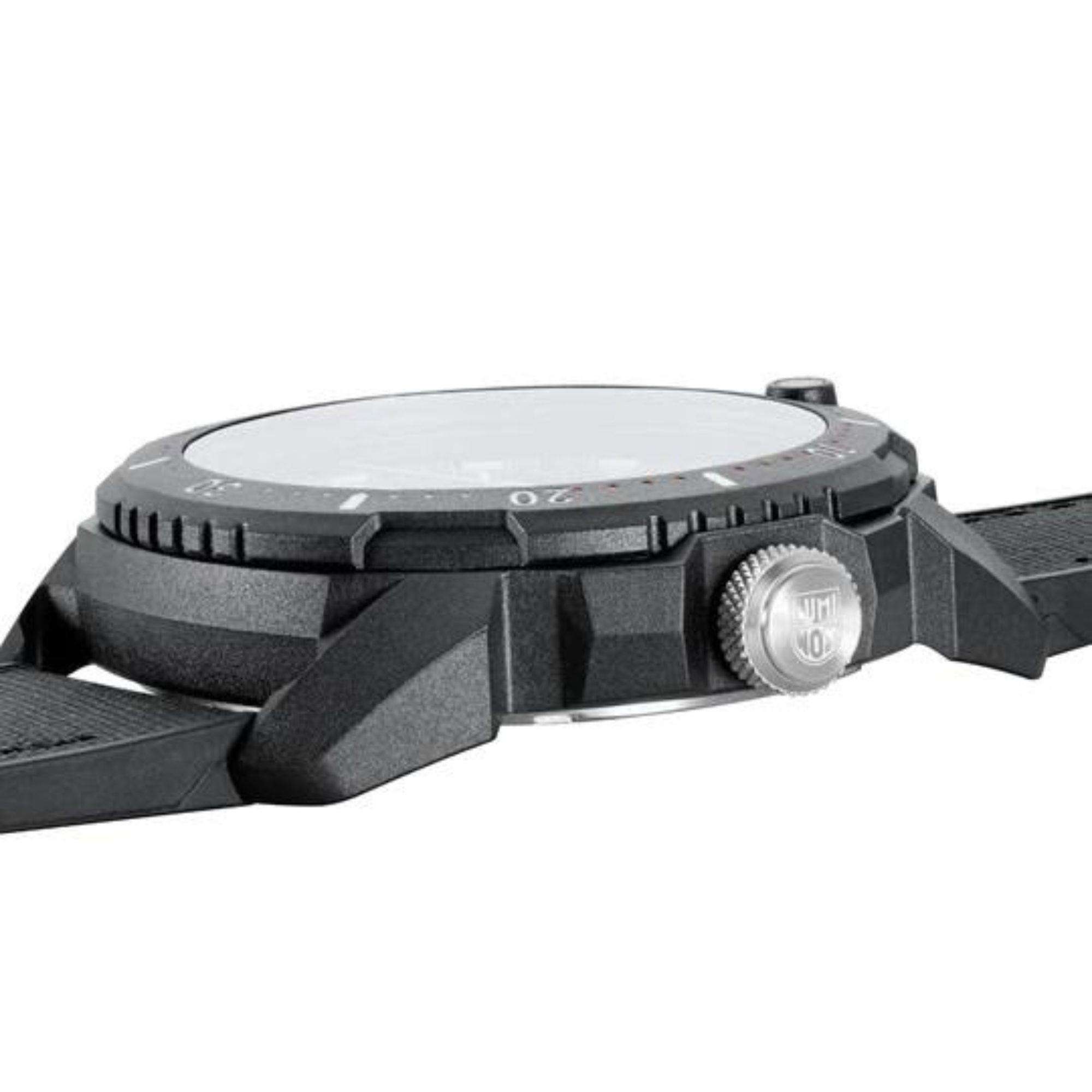 Luminox ICE SAR Arctic 1050 SERIE Schwarzes Zifferblatt mit schwarzem Gummiarmband