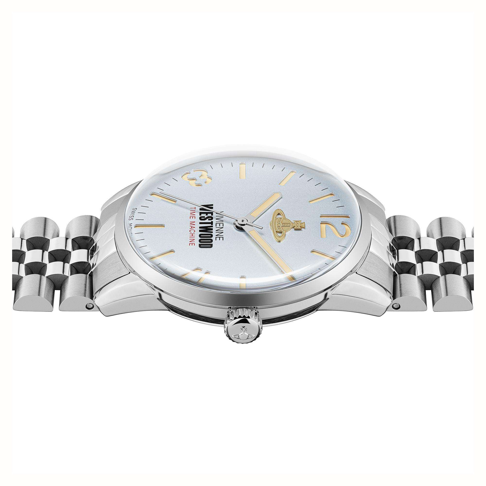 Vivienne Westwood Cadogan Blue Dial Steel Strap Watch VV276LBLSL