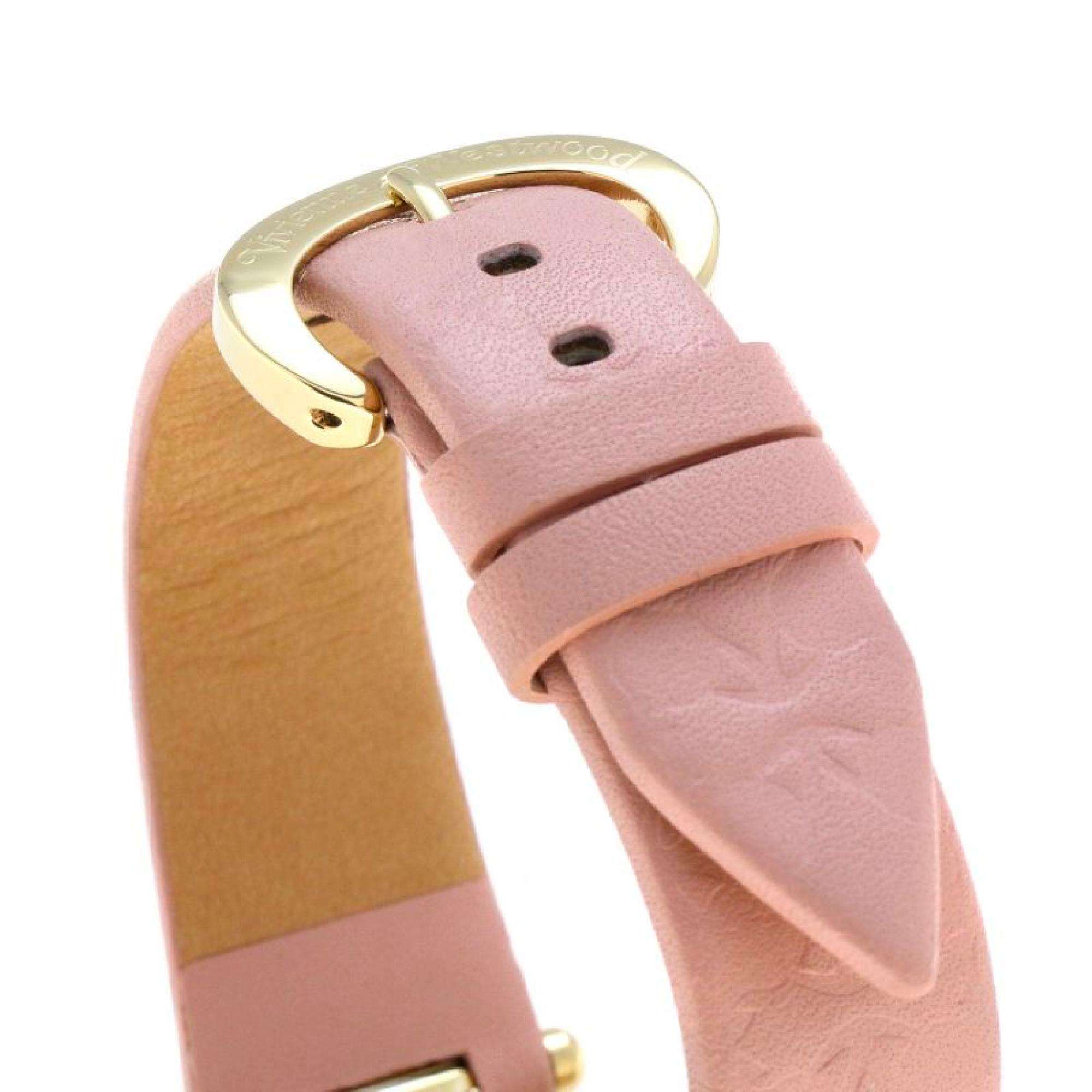 Vivienne Westwood VV006PKPK Orb II Leather Strap Women's Watch