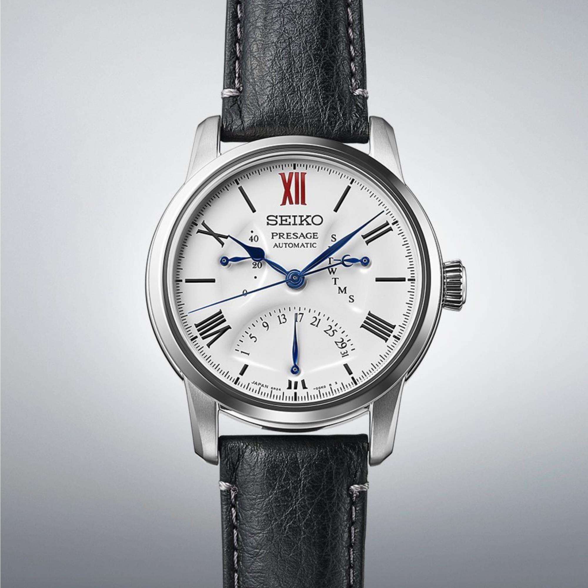 Seiko Presage "Laurel Enamel" 110. Jubiläums-Limited Edition Automatik Weißes Zifferblatt Herren Uhr SPB393J1