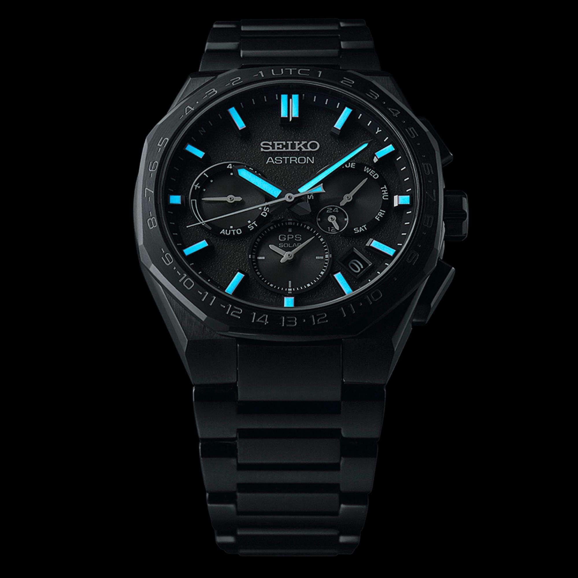 Seiko Astron Limited Edition (600 Stück) Resident Evil Death Island 'Chris' GPS Solar Grau-Khaki Zifferblatt Herren Uhr SSH129J1