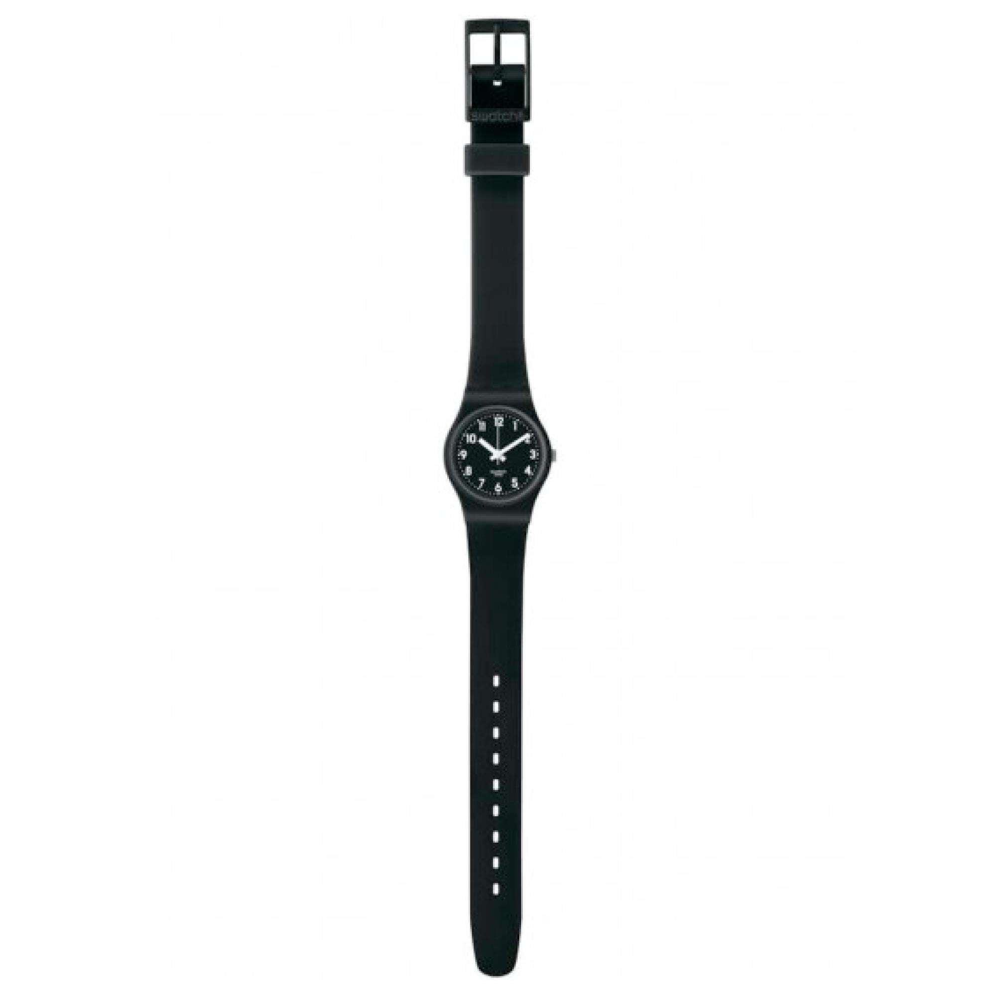 Swatch Original Lady 'Lady Black Single' Quartz Black Dial Ladies Watch LB170E