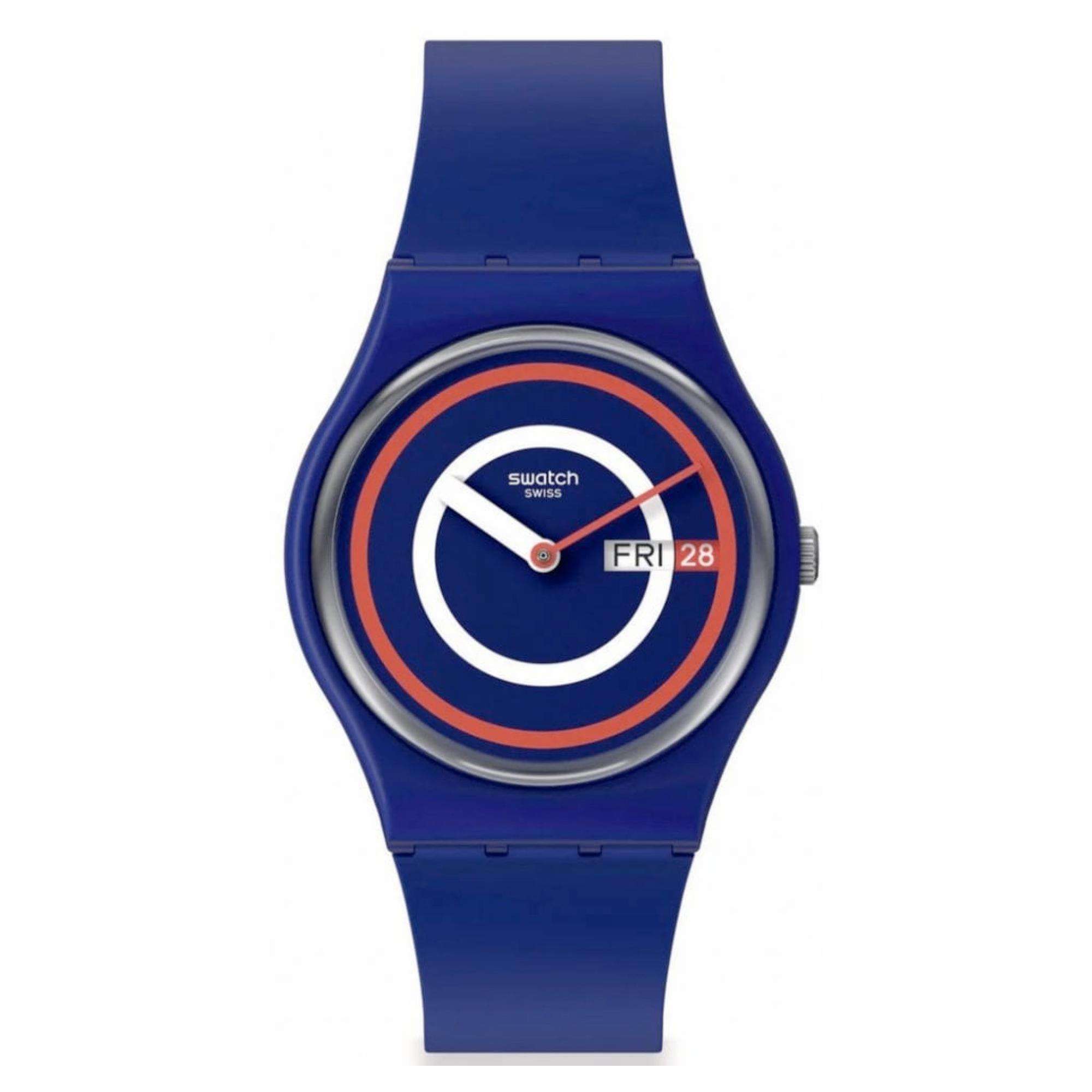 Swatch Die Januar Kollektion Blau Zu Basics Quarz SO28N703