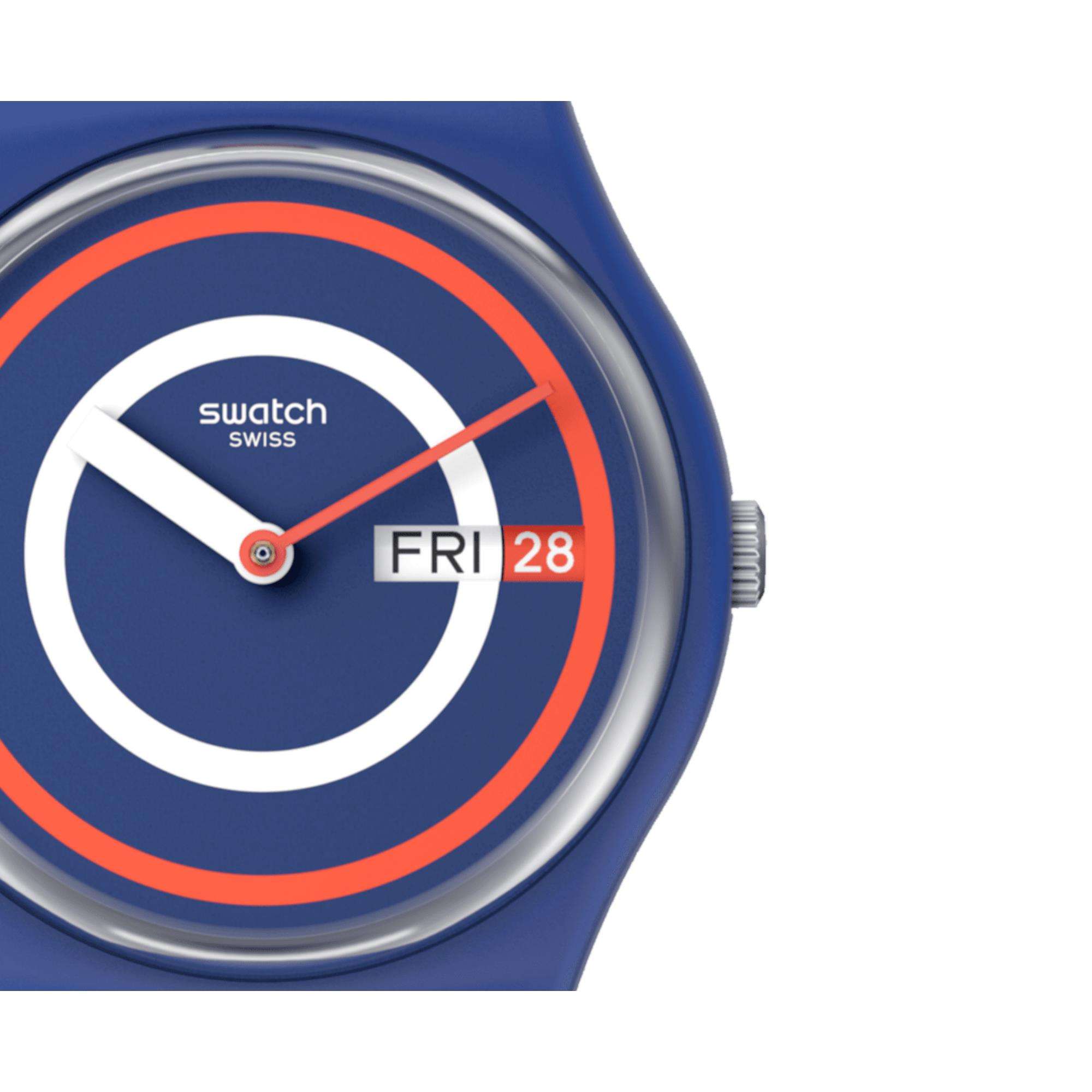 Swatch Die Januar Kollektion Blau Zu Basics Quarz SO28N703