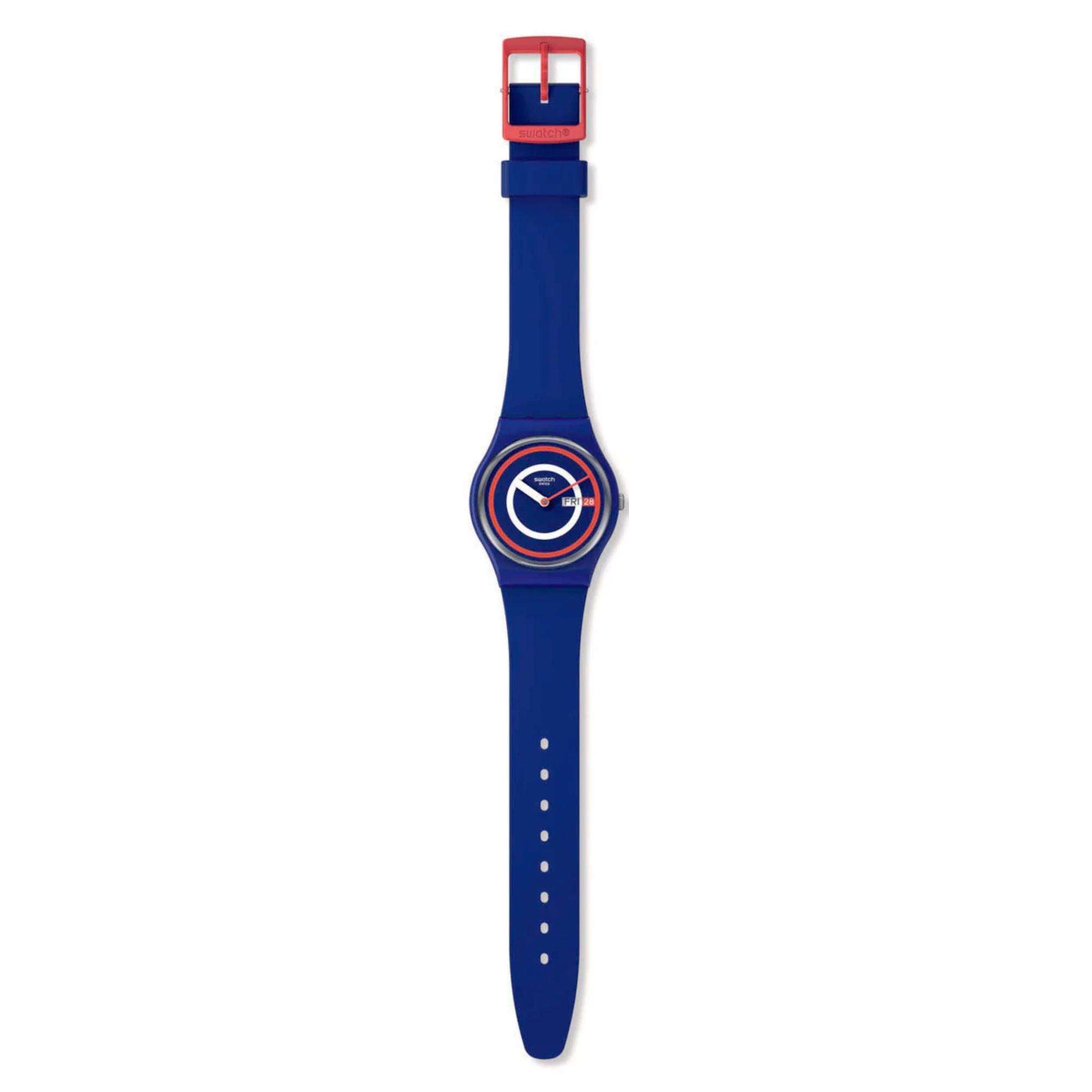 Swatch Die Januar Kollektion Blau Zu Basics Quarz SO28N703