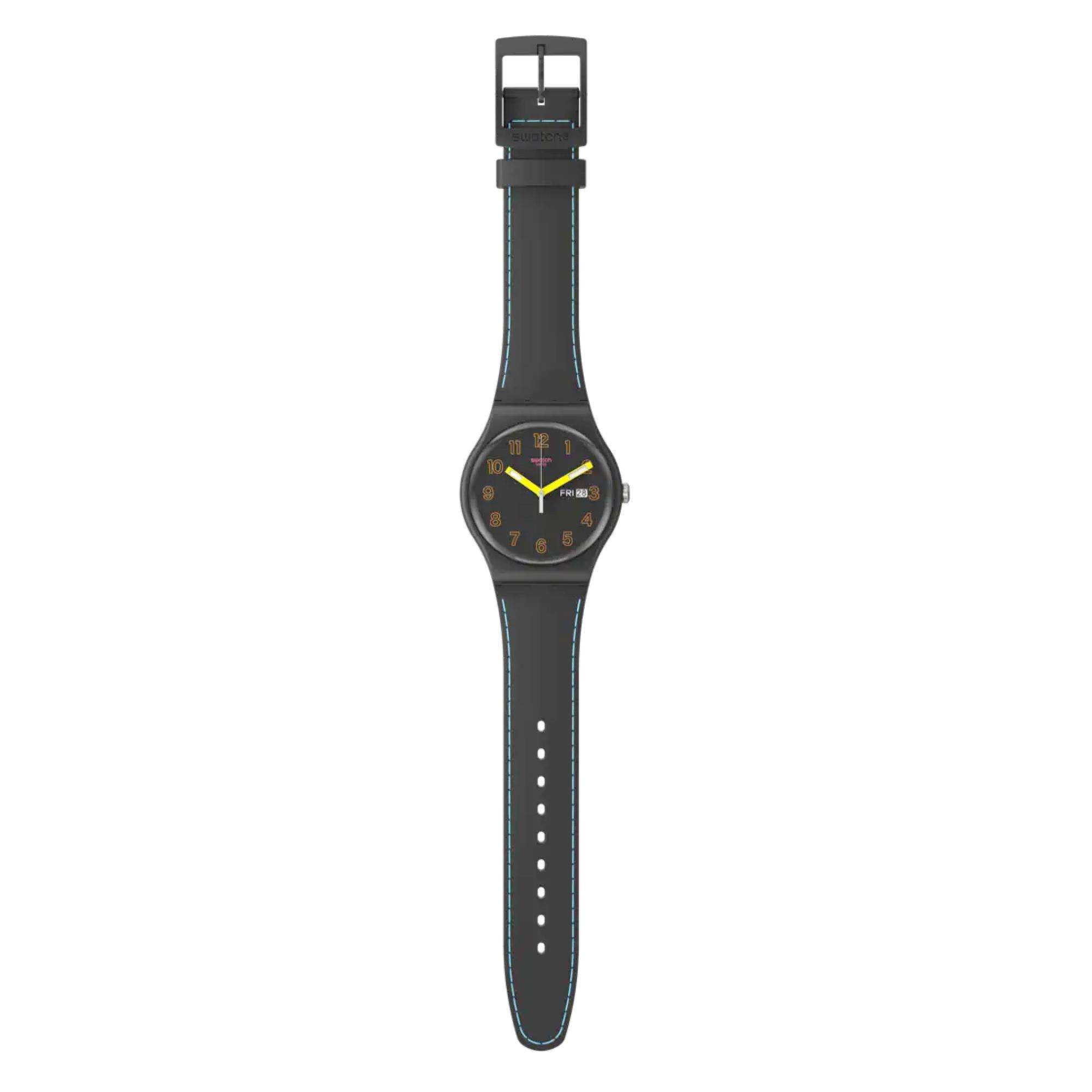 Swatch The January Collection 'Dark Glow' Quarz Uhr SO29B707