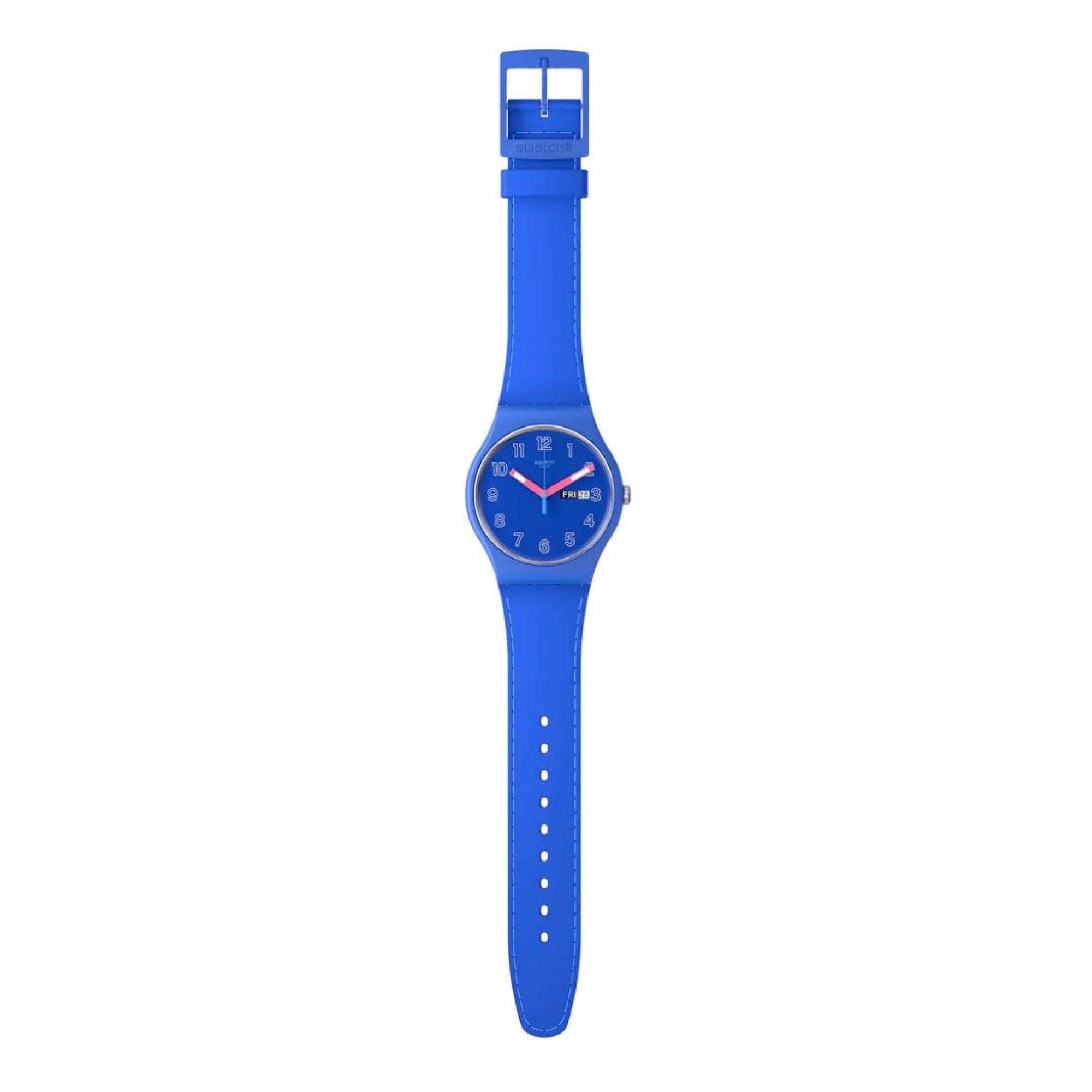 Swatch The January Collection 'Cobalt Disco' Quarz Uhr SO29N705