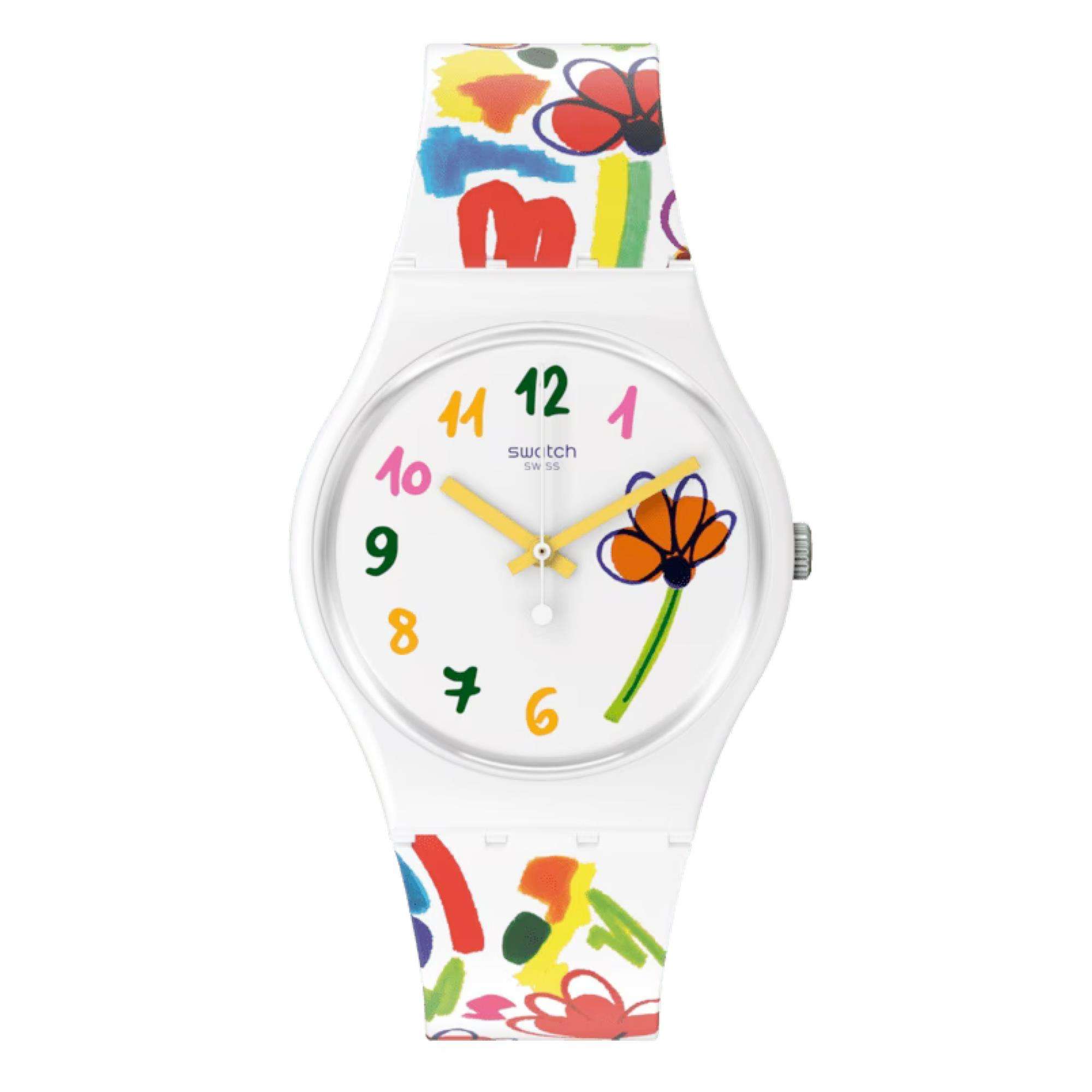 Swatch The March Collection FLOWERZ Quartz Watch SO28W108