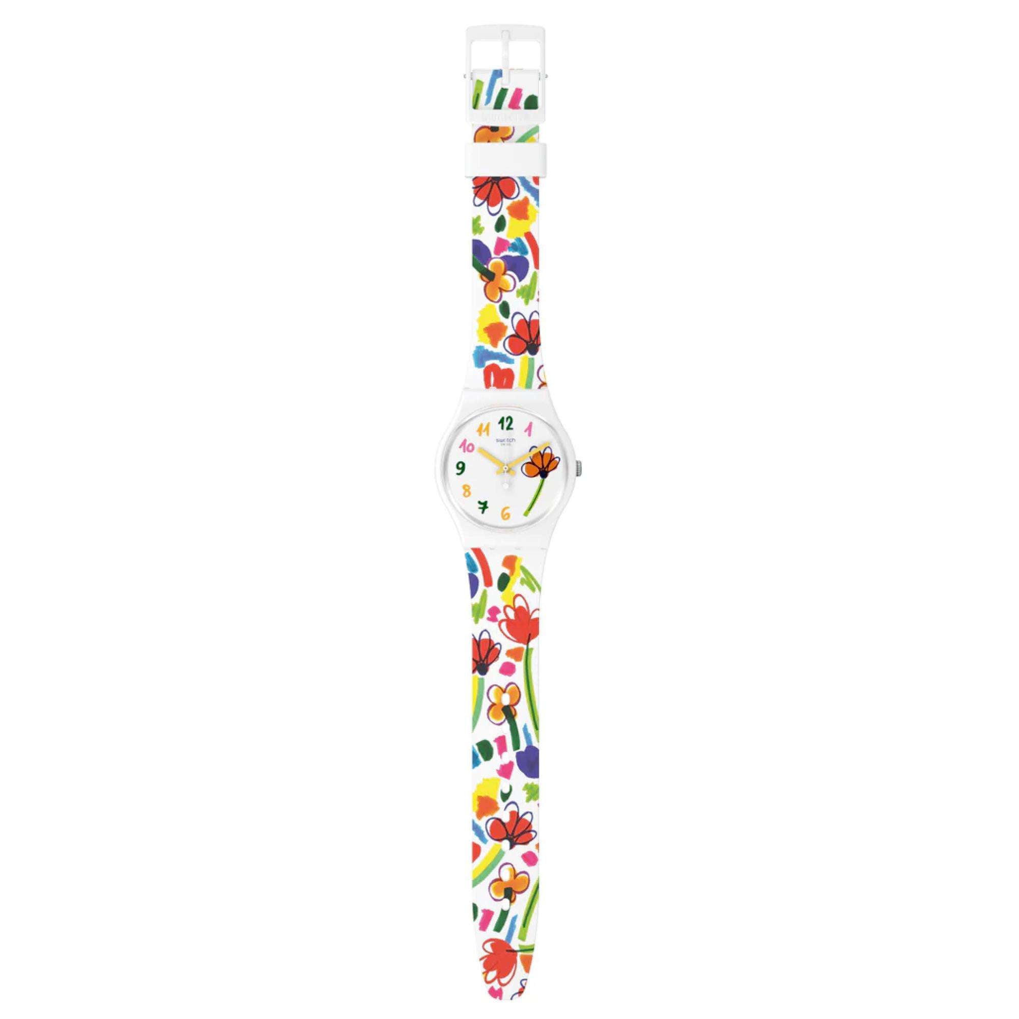 Swatch The March Collection FLOWERZ Quartz Watch SO28W108