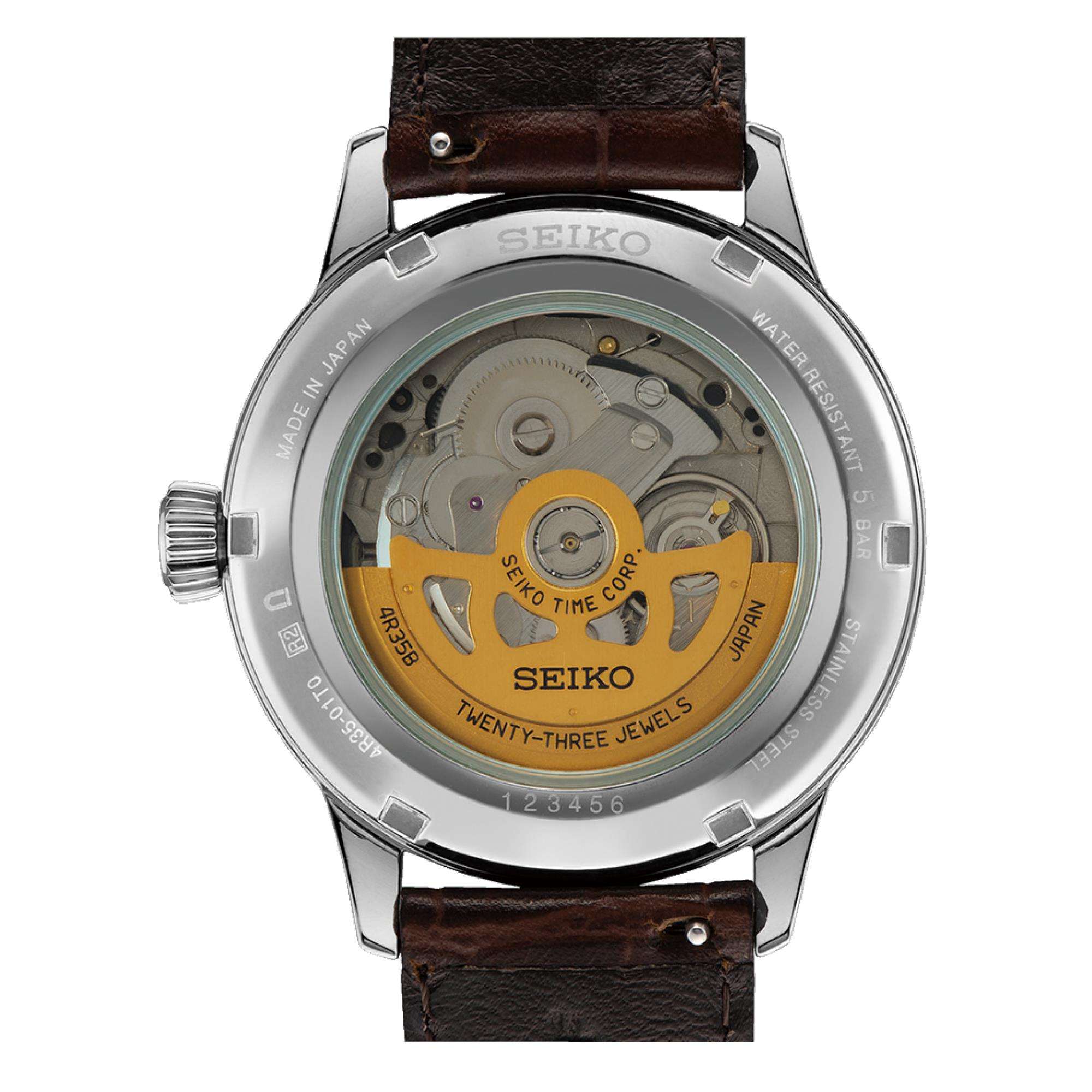 Seiko Presage Cocktail Time 'Midnight Blue Moon' Blue Dial Men's Watch SRPK15J1