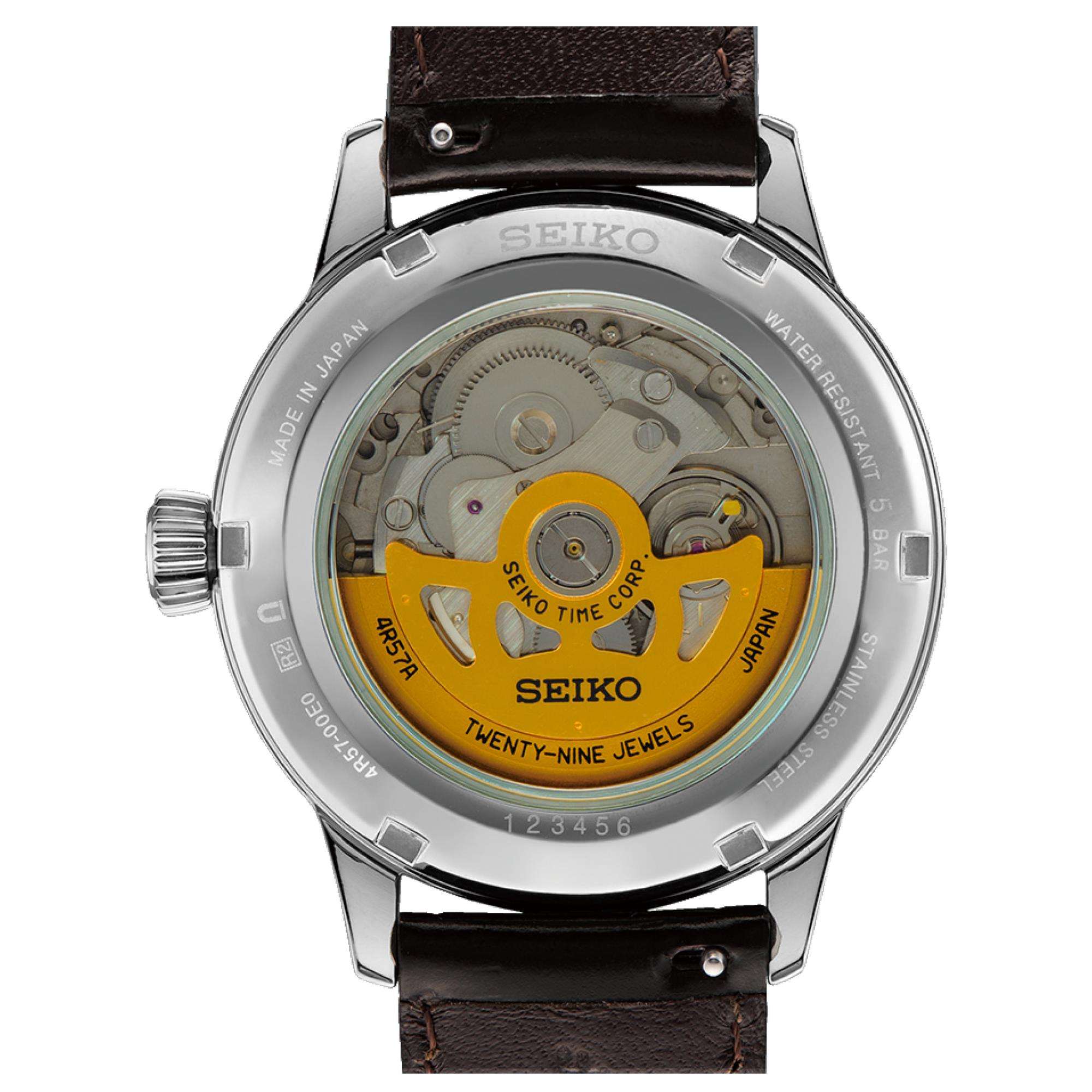 Seiko Presage Cocktail Time 'Midnight Mockingbird' Grün Zifferblatt Herren Uhr SSA459J1