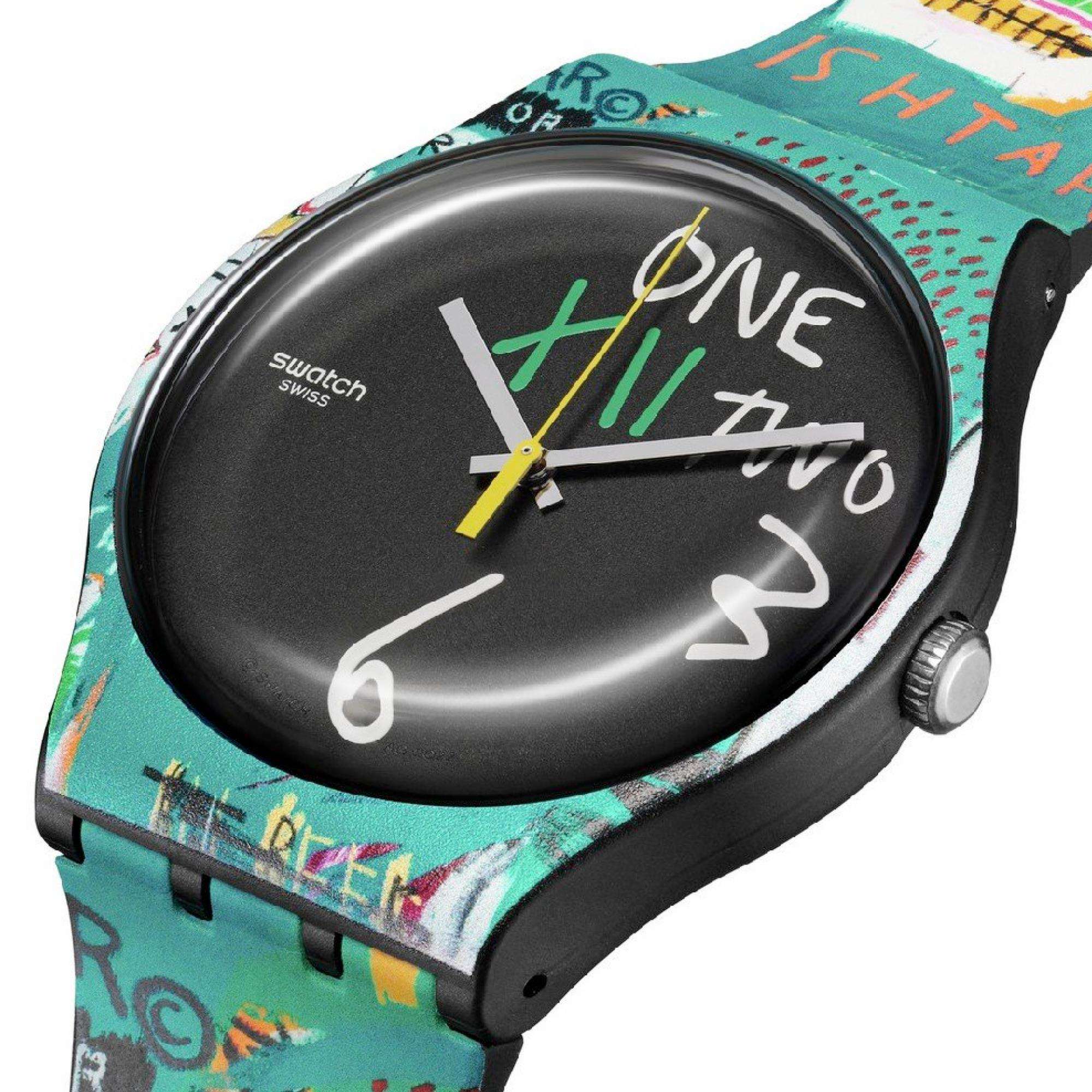 Swatch Art Journey 'Ishtar By Jean-Michel Basquiat' Quartz Watch SUOZ356
