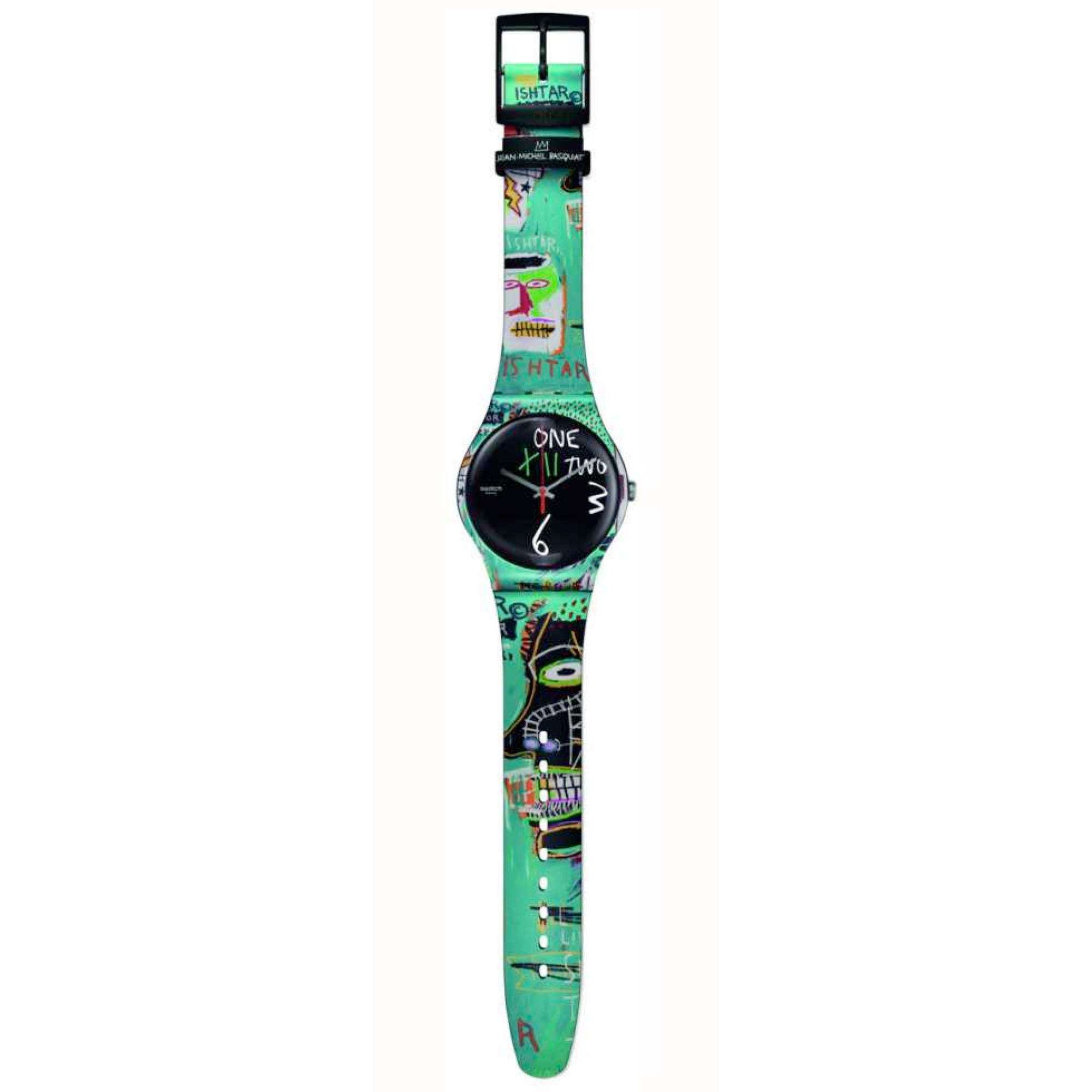 Swatch Art Journey 'Ishtar By Jean-Michel Basquiat' Quartz Watch SUOZ356