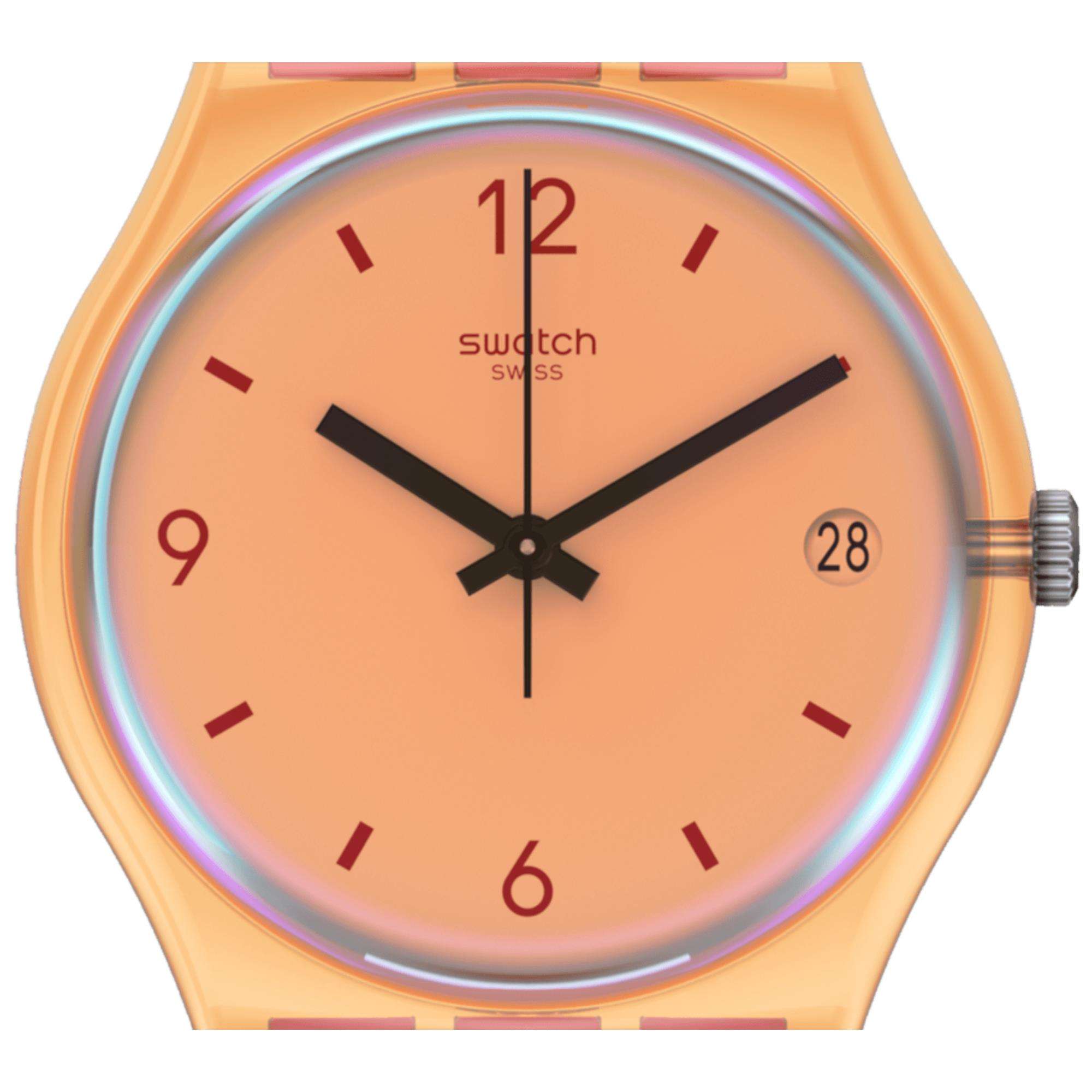 Swatch Coral Dreams Quarz Damen Armbanduhr SO28O401