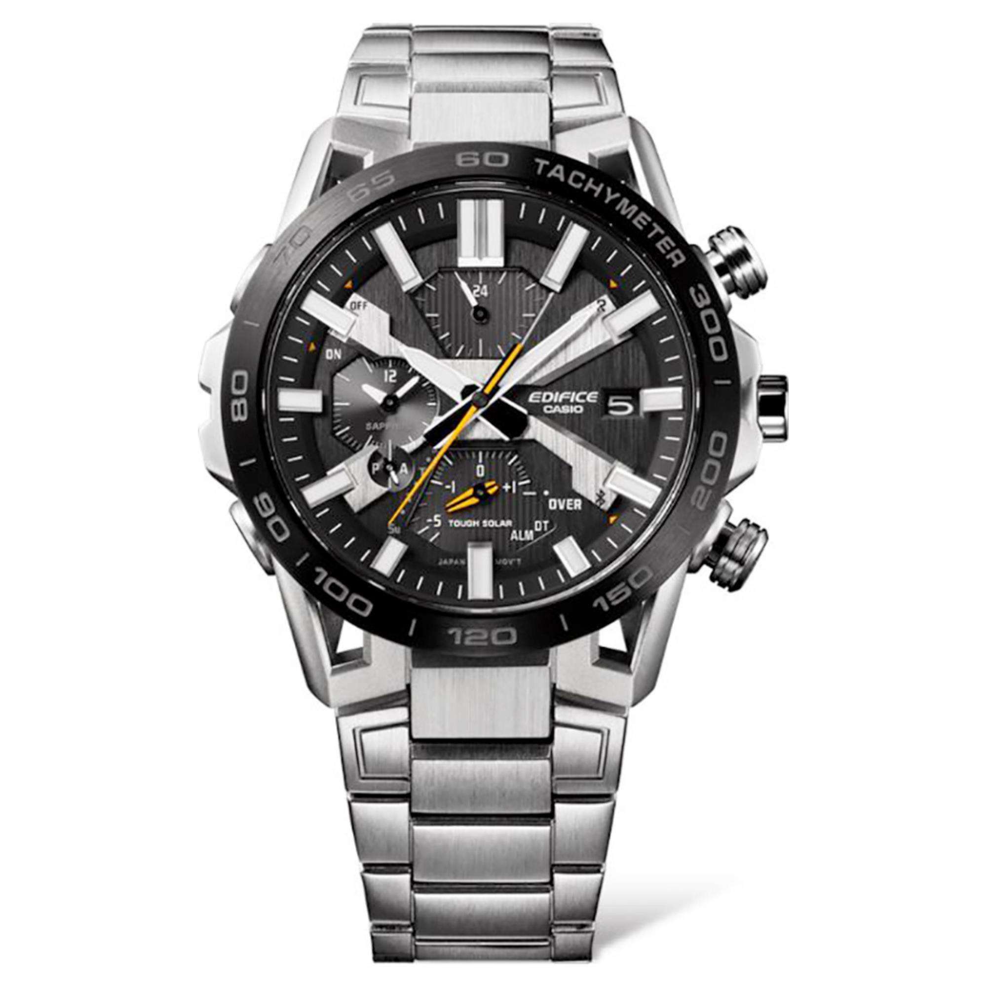 Casio Edifice Bluetooth Chronograph Stahlarmband Quarz Herren Uhr EQB-2000DB-1AER