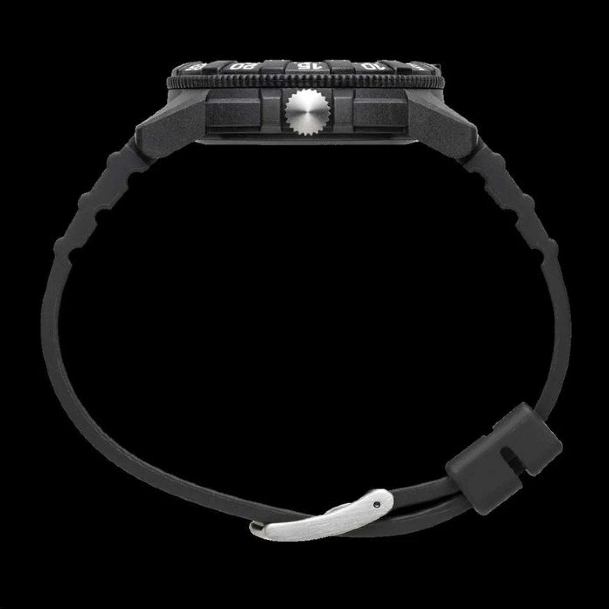 LEATHERBACK MEERESSCHILDKRÖTE RIESEN Schwarzes Zifferblatt Herren Uhr 0320 SERIE XS.0329.1