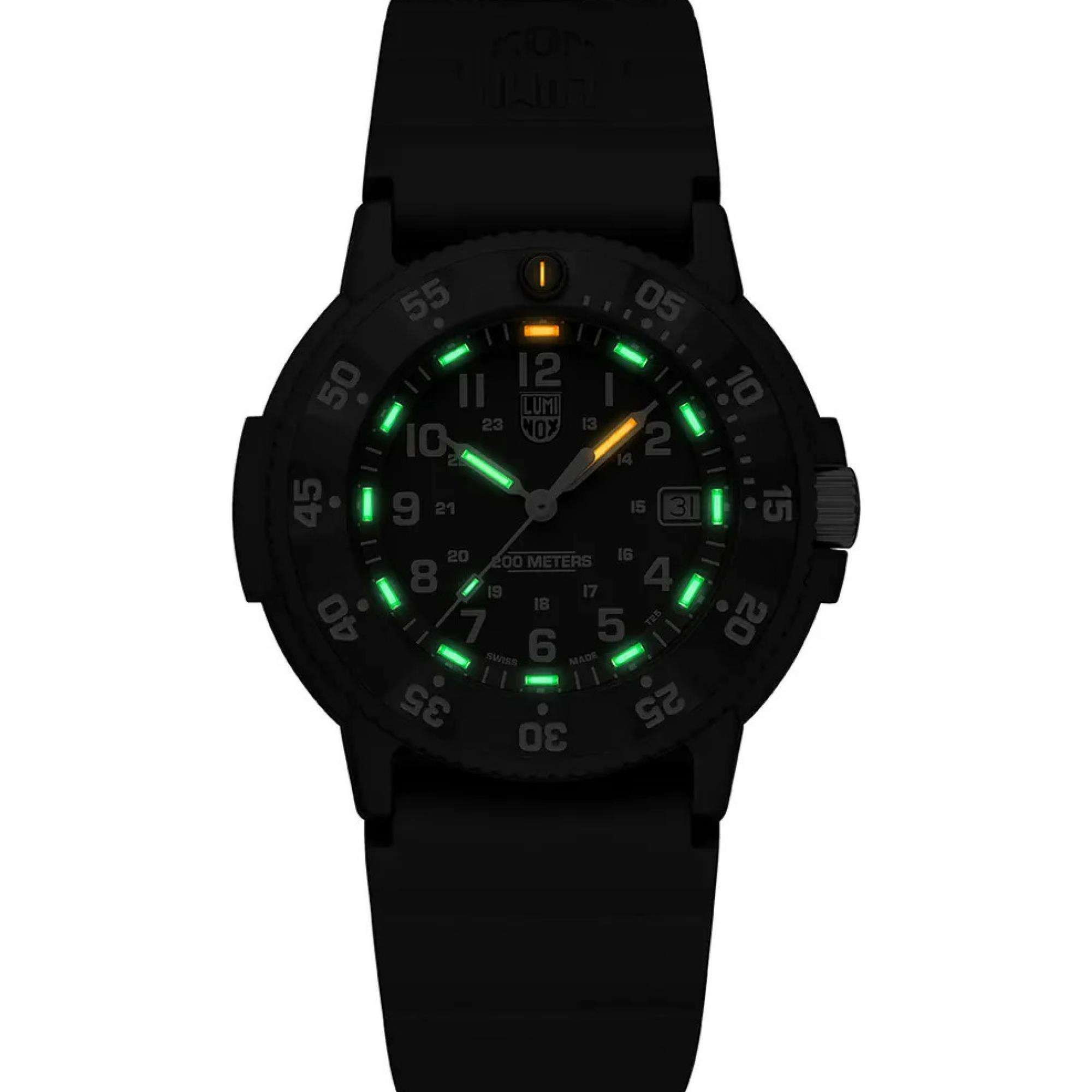 Luminox Sea Original Navy Seals 3000 Evo Serie Herren Uhr Grünes Zifferblatt XS.3013.EVO.S