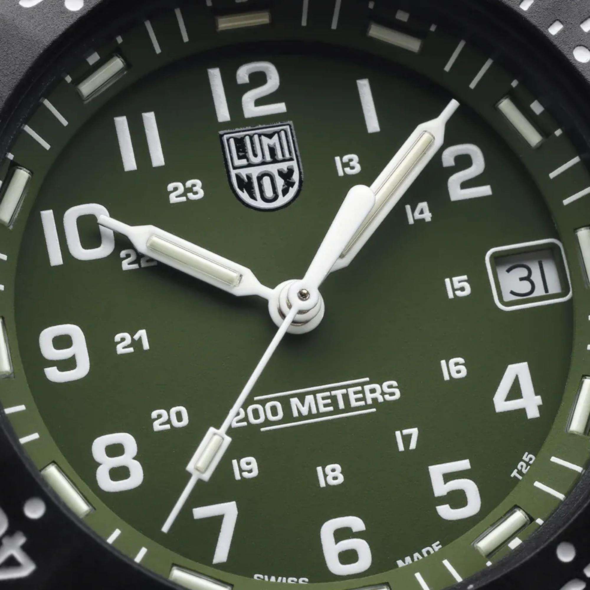 Luminox Sea Original Navy Seals 3000 Evo Serie Herren Uhr Grünes Zifferblatt XS.3013.EVO.S