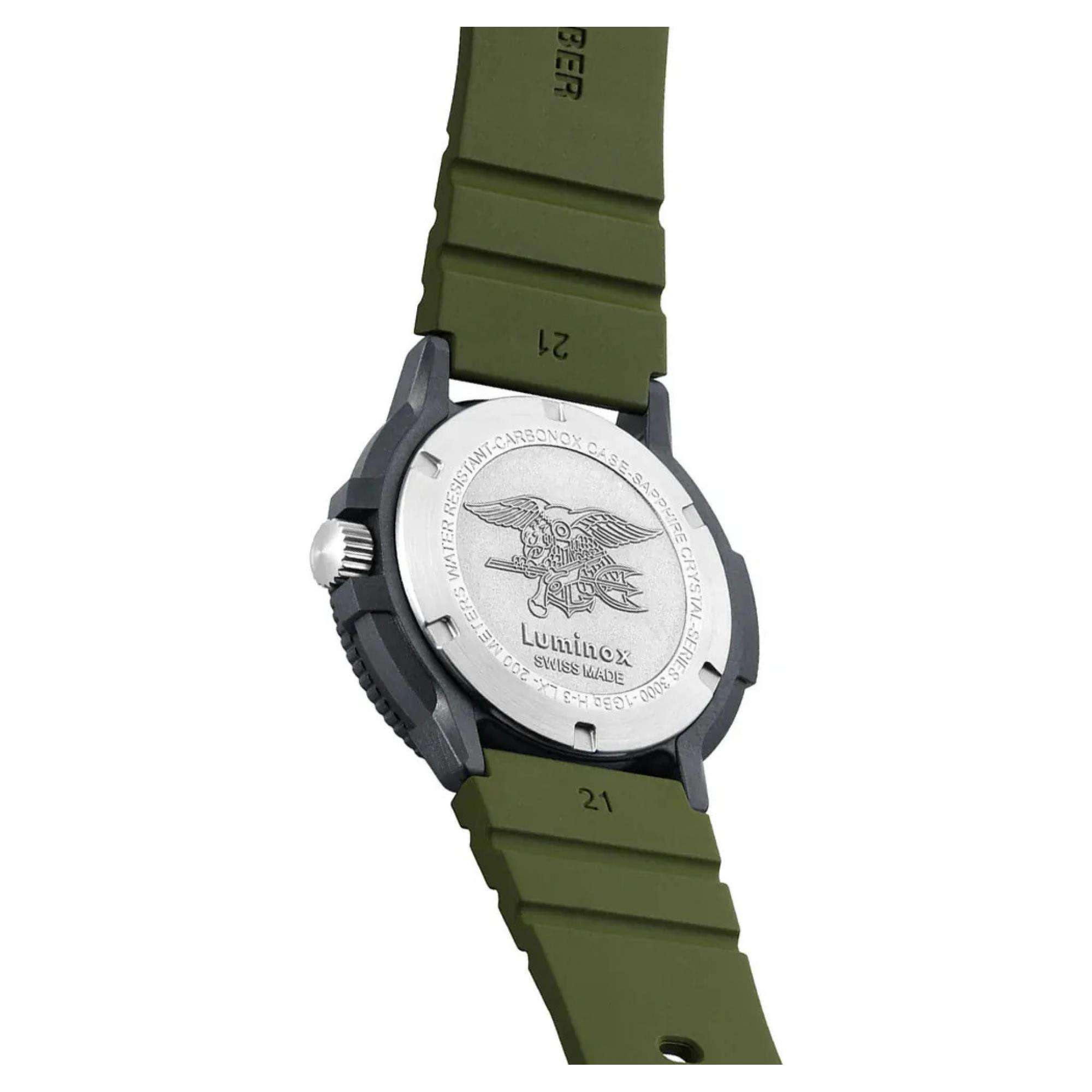Luminox Sea Original Navy Seals 3000 Evo Serie Herren Uhr Grünes Zifferblatt XS.3013.EVO.S