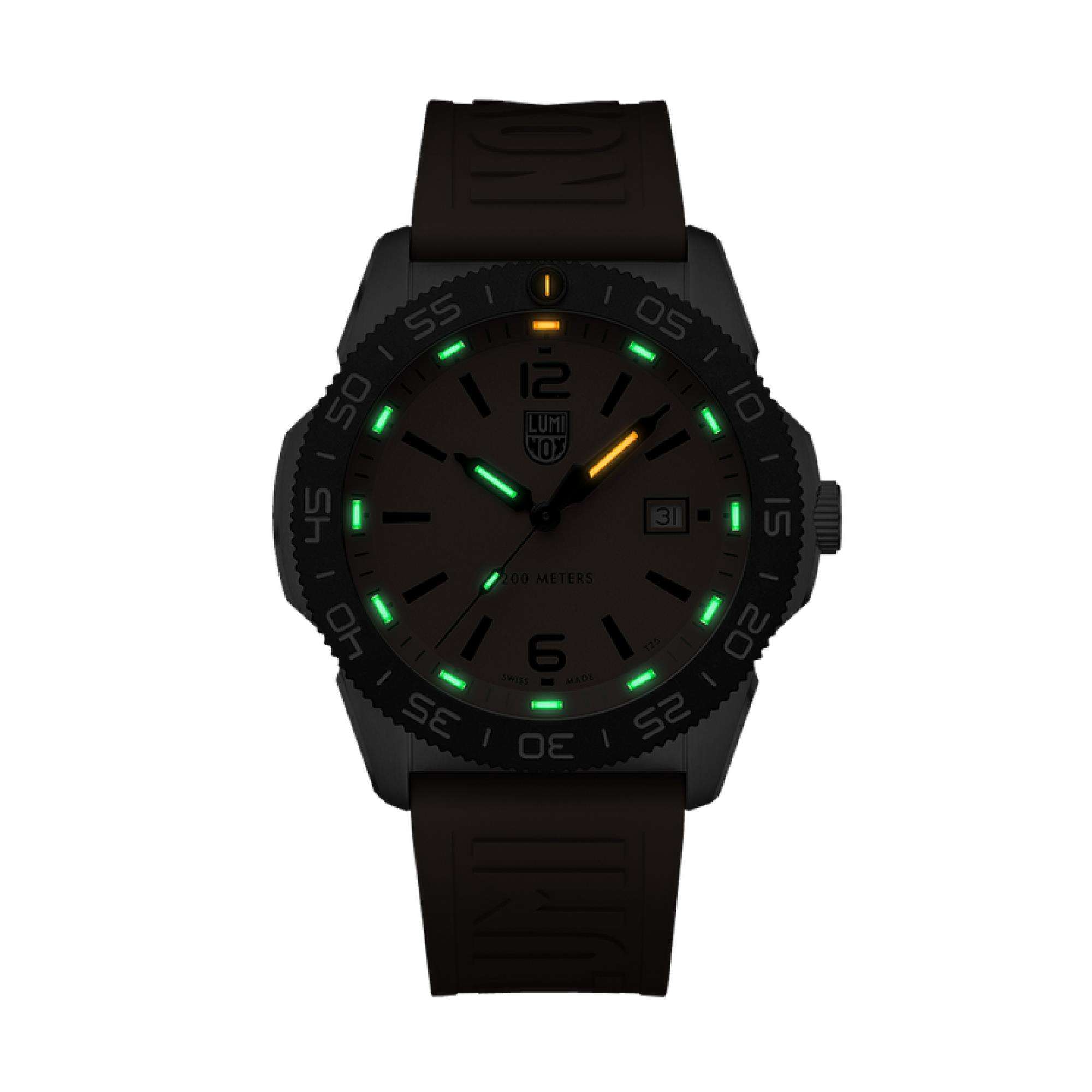 Luminox Sea Pacific Diver Oranges Zifferblatt Herren Uhr XS.3129