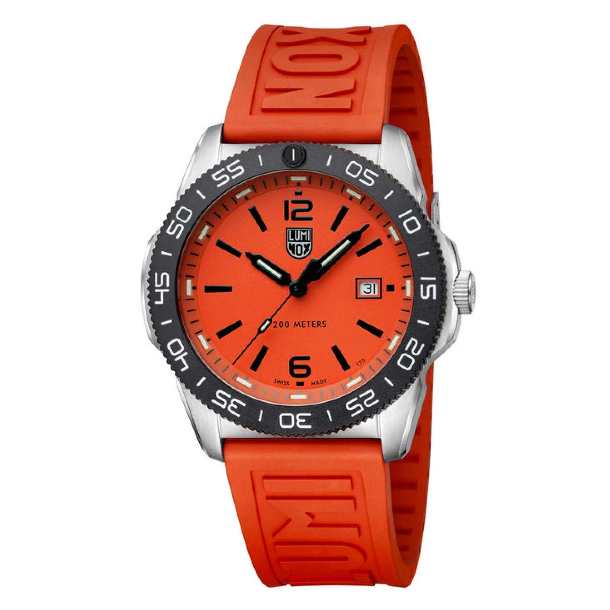 Luminox Sea Pacific Diver Oranges Zifferblatt Herren Uhr XS.3129