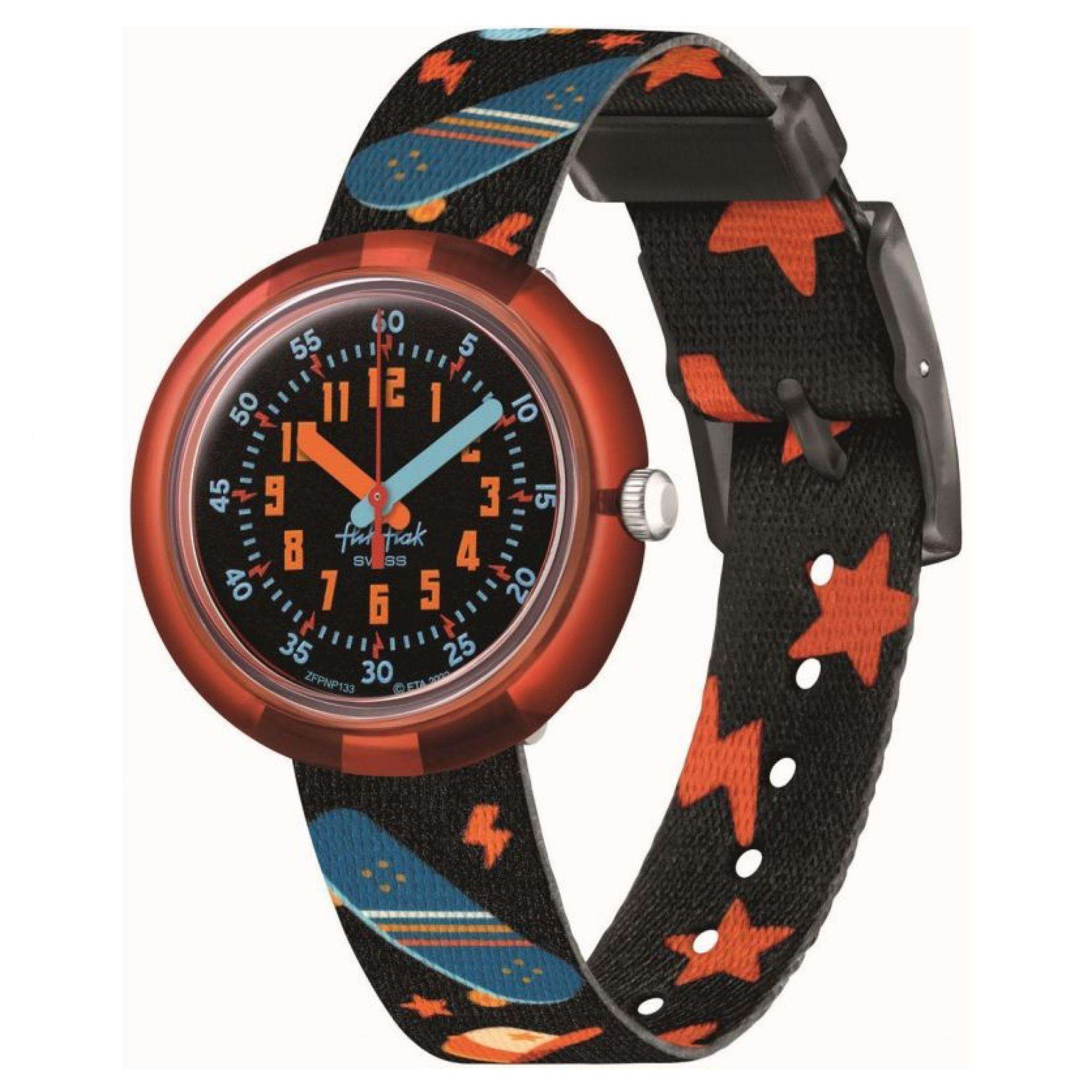 Flik Flak Skate Squad Sport Liebhaber Uhr FPNP133