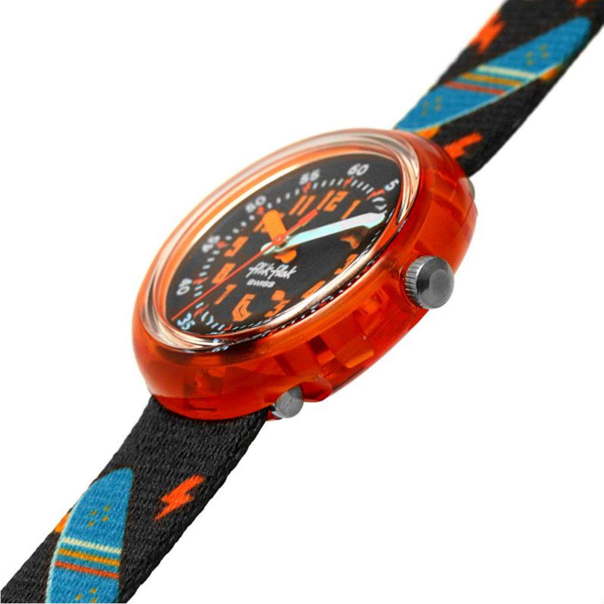 Flik Flak Skate Squad Sport Liebhaber Uhr FPNP133