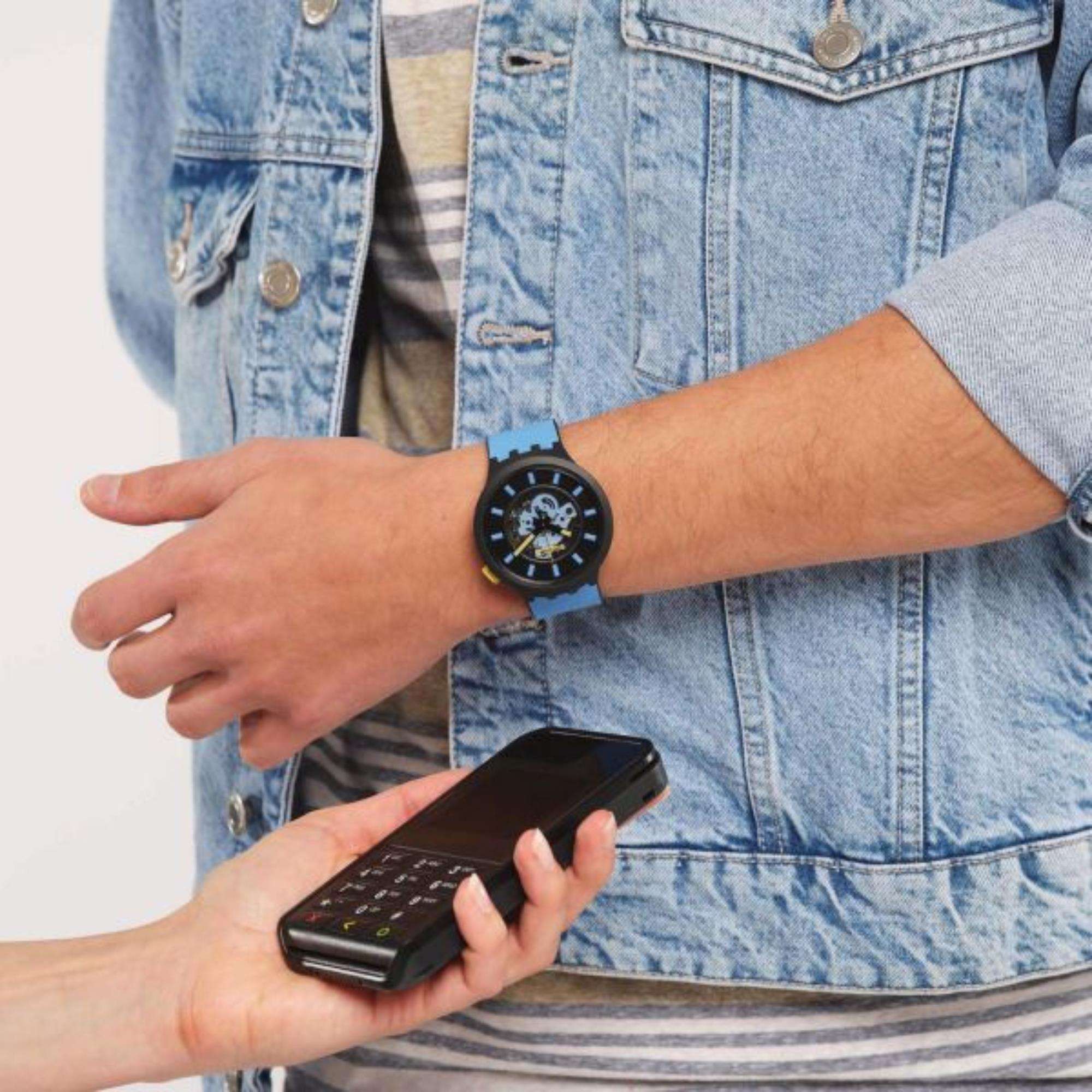 Swatch PAY! BY DAY Big Bold Bioceramic Uhr SB03B112-5300